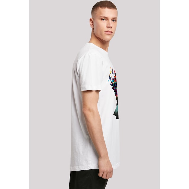 F4NT4STIC T-Shirt »Schmetterling Silhouette LONG TEE«, Keine Angabe ▷ für |  BAUR