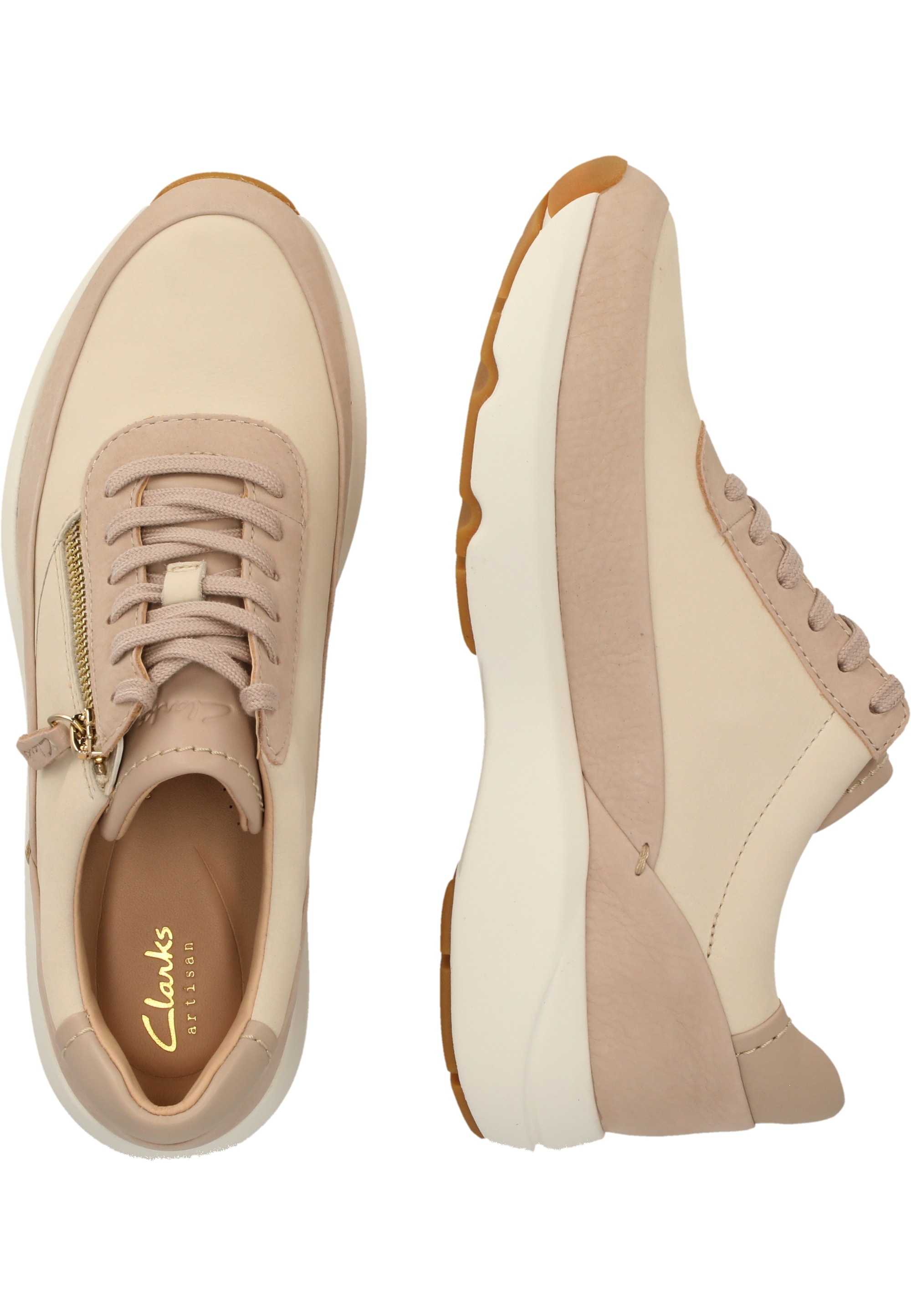 Clarks Sneaker »Tivoli«, im leichten Design mit praktischem Reißverschluss