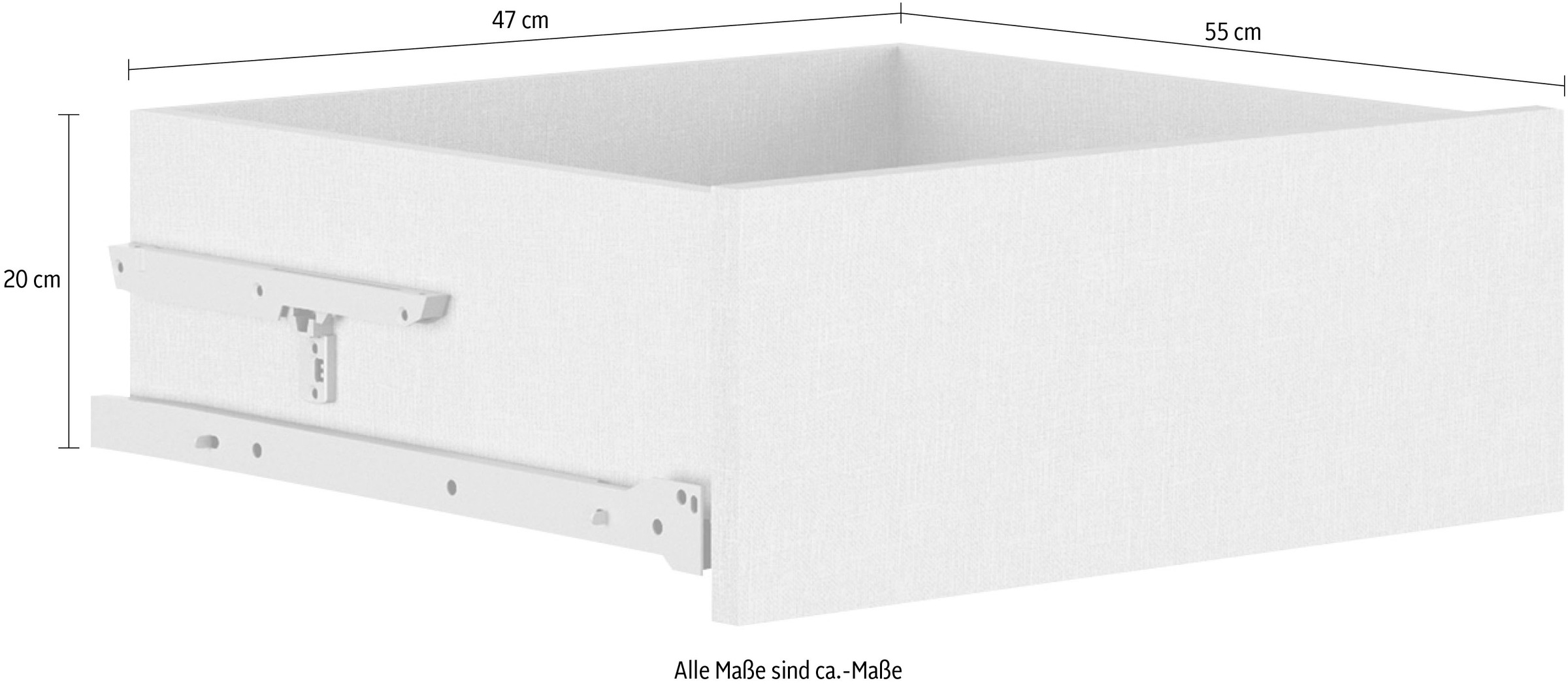 Gami Schublade »Enzo«, (1 St.), Verschiedene Module einfach zu kombinieren