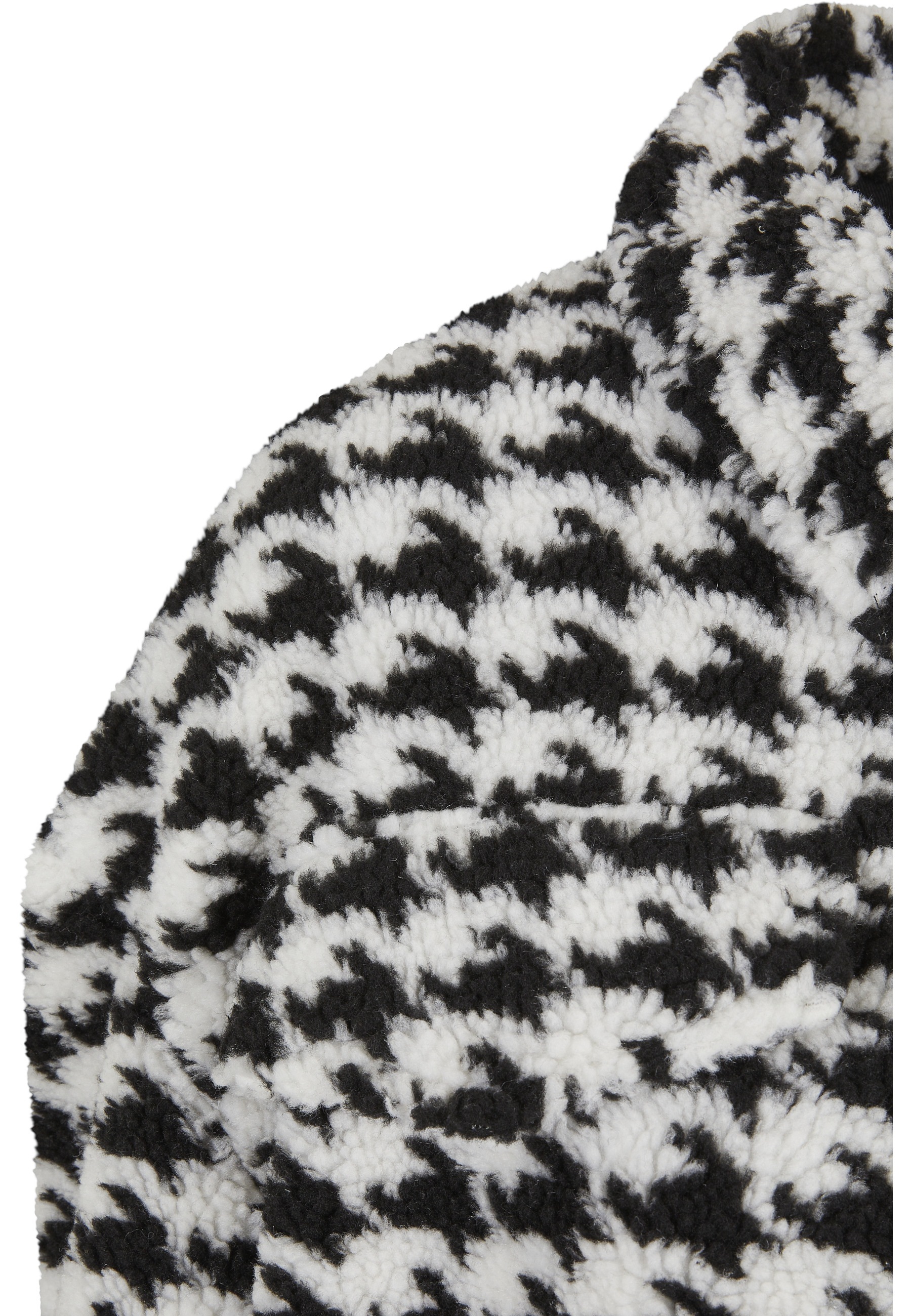 URBAN CLASSICS Langmantel »Urban Classics Damen Ladies AOP Sherpa Overshirt«