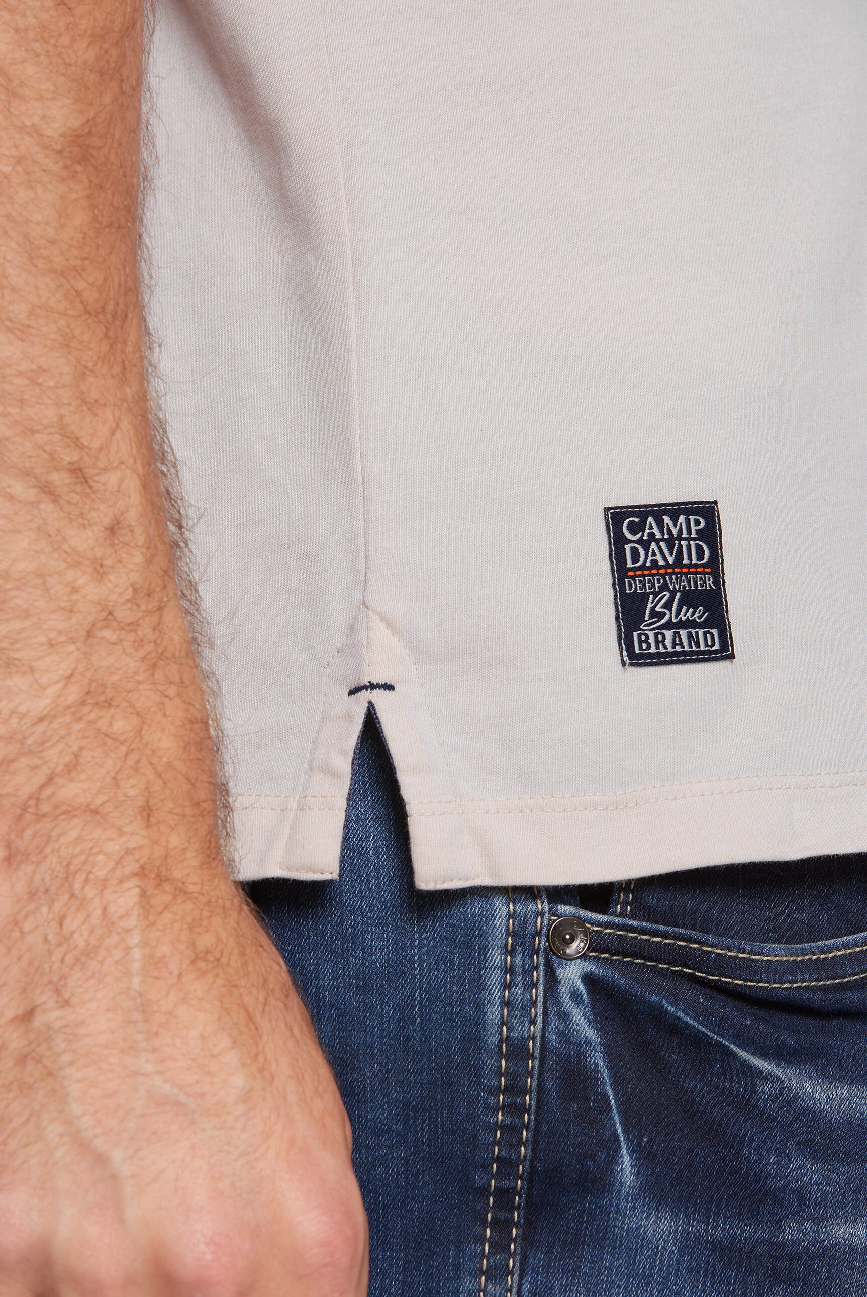 CAMP DAVID Poloshirt, aus Baumwolle
