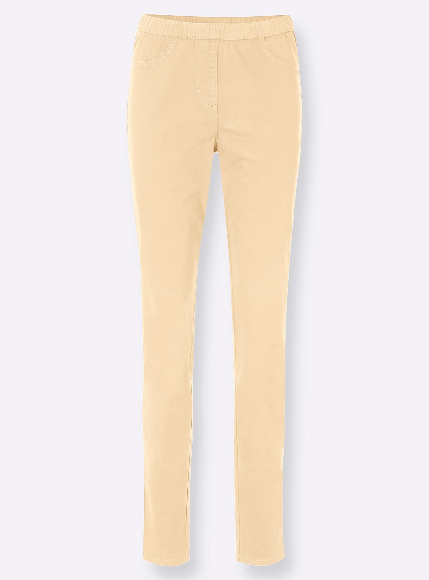 Classic Basics Women Jeggings Yellow Size 50 3