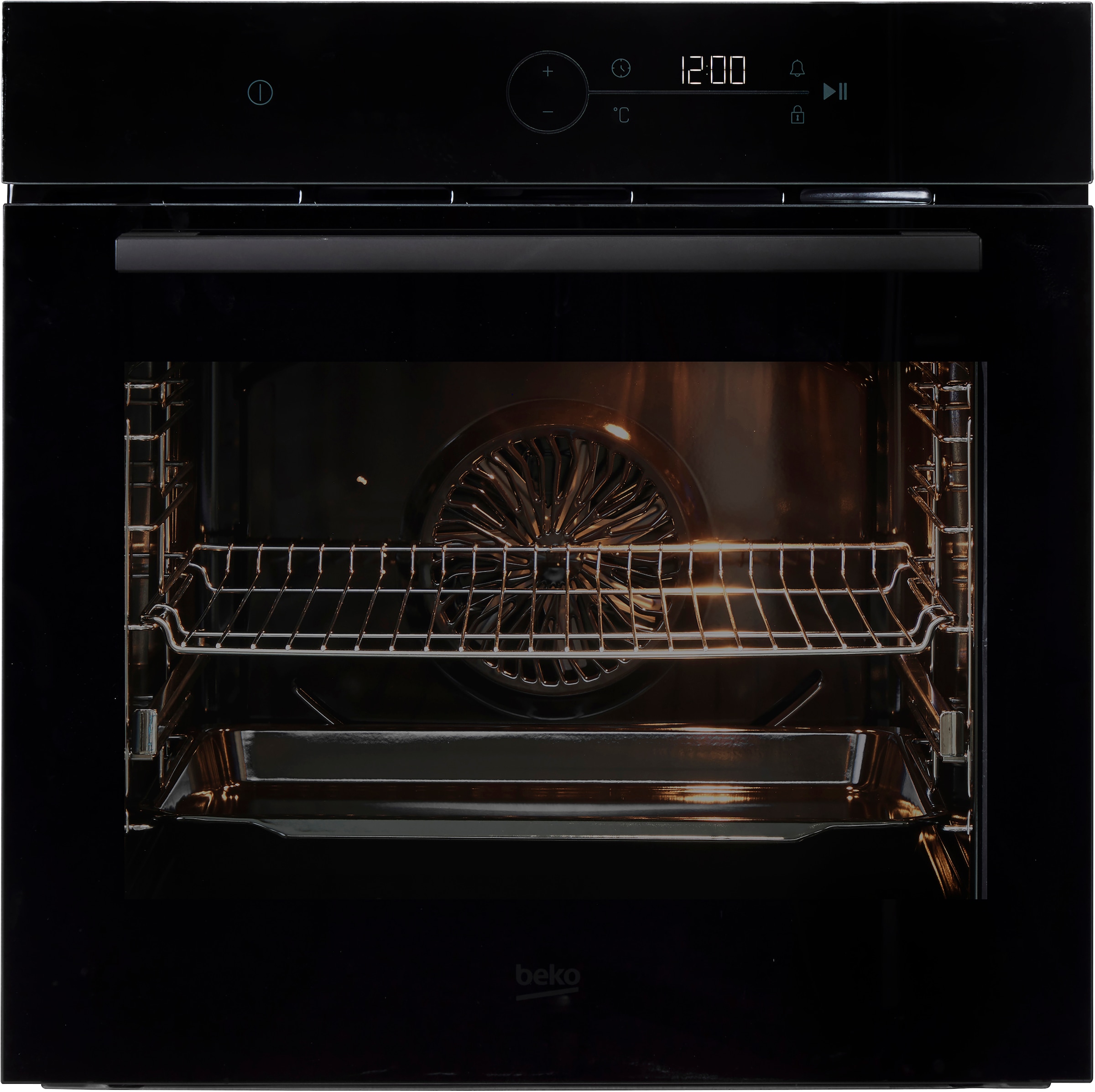 BEKO Einbaubackofen »BCBIM17400B« mit 1-fach-Teleskopauszug mit SteamShine Mit AirFry knusprig frittieren im Ofen – ganz ohne zusätzliches Fett