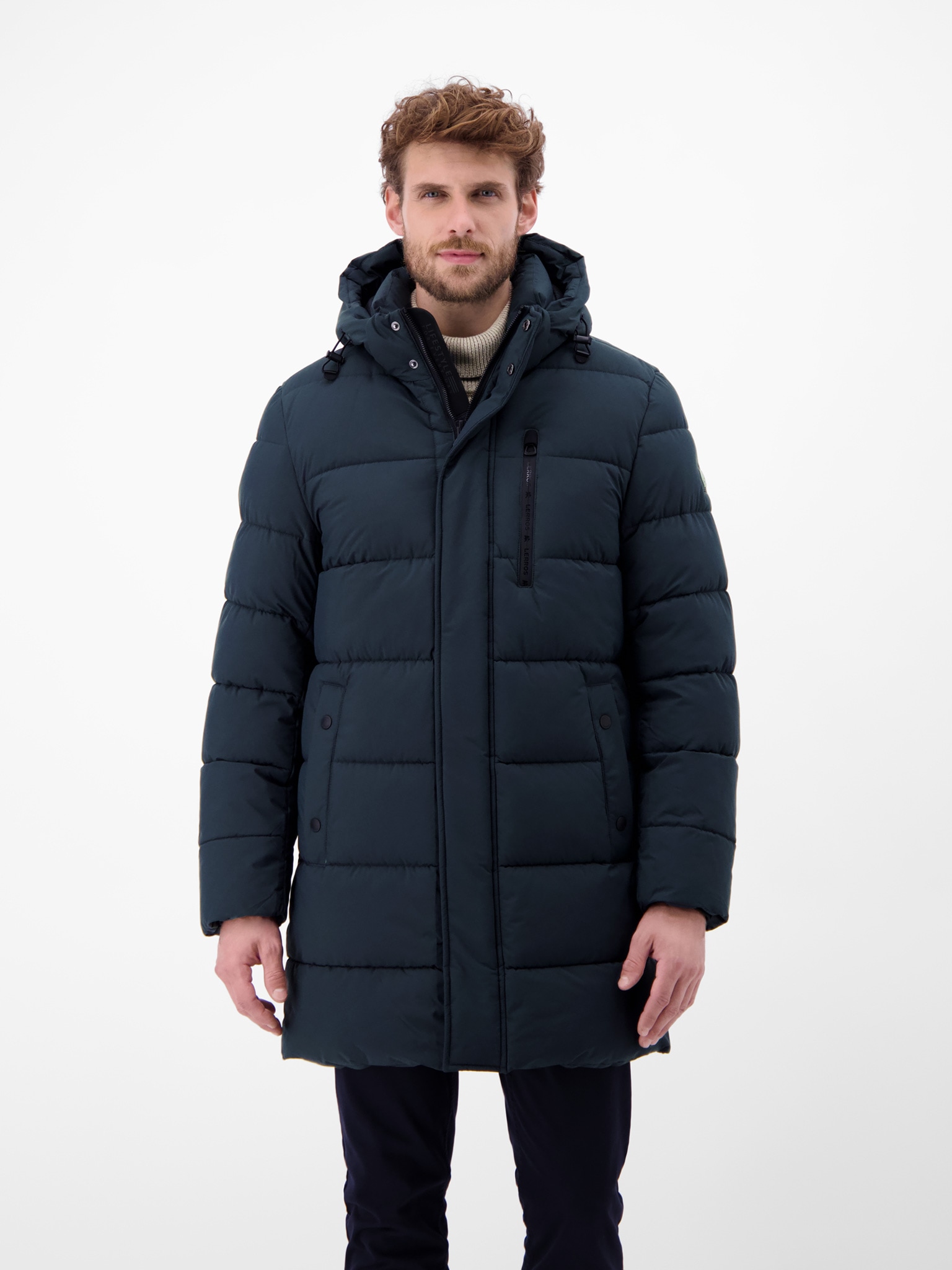 LERROS Steppjacke mit Kapuze Winterjacke mit Kapuze und Kordelzug günstig online kaufen