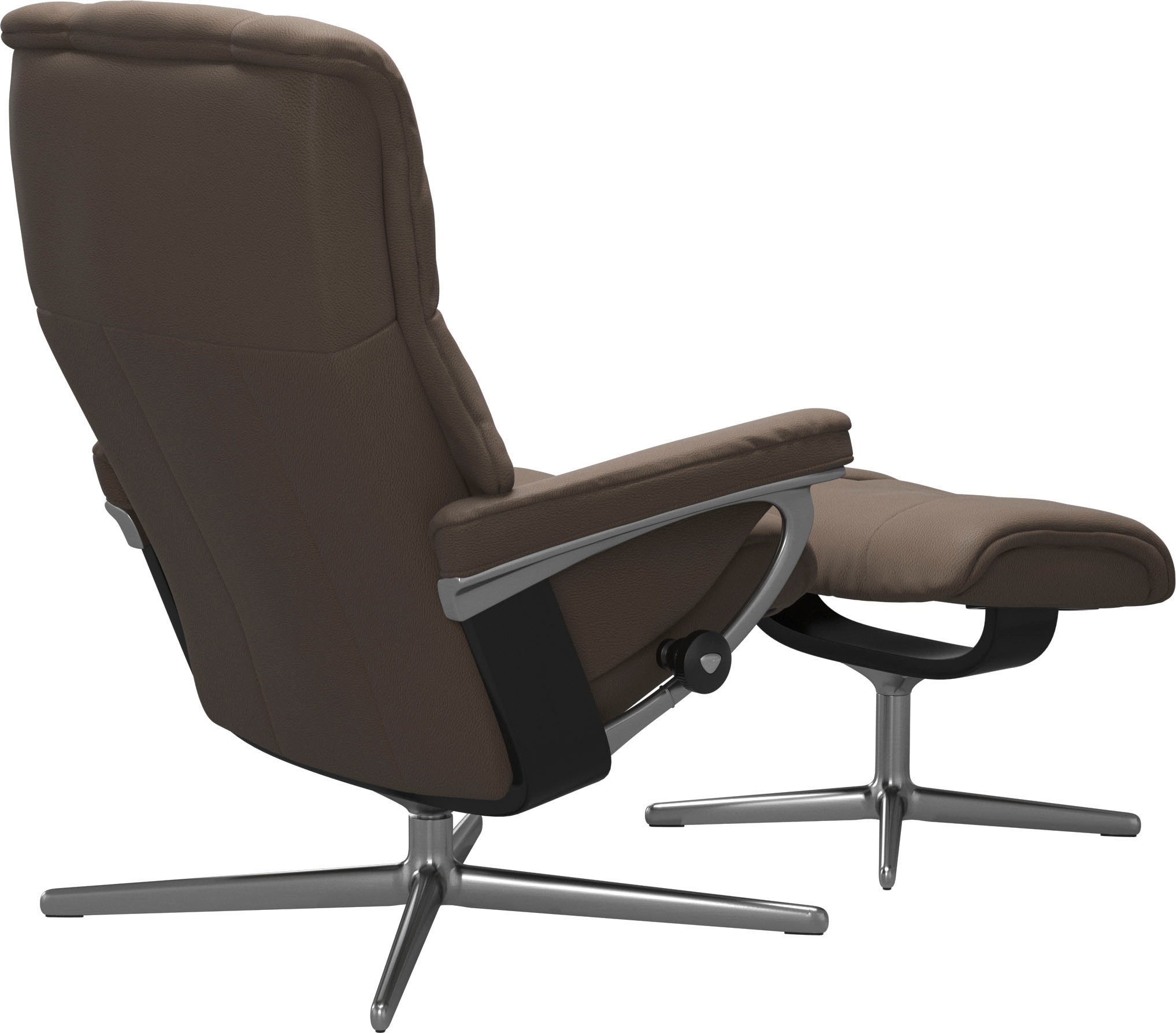 Stressless® Relaxsessel »Mayfair«, mit Cross Base, Größe S, M & L, Holzakzent Schwarz
