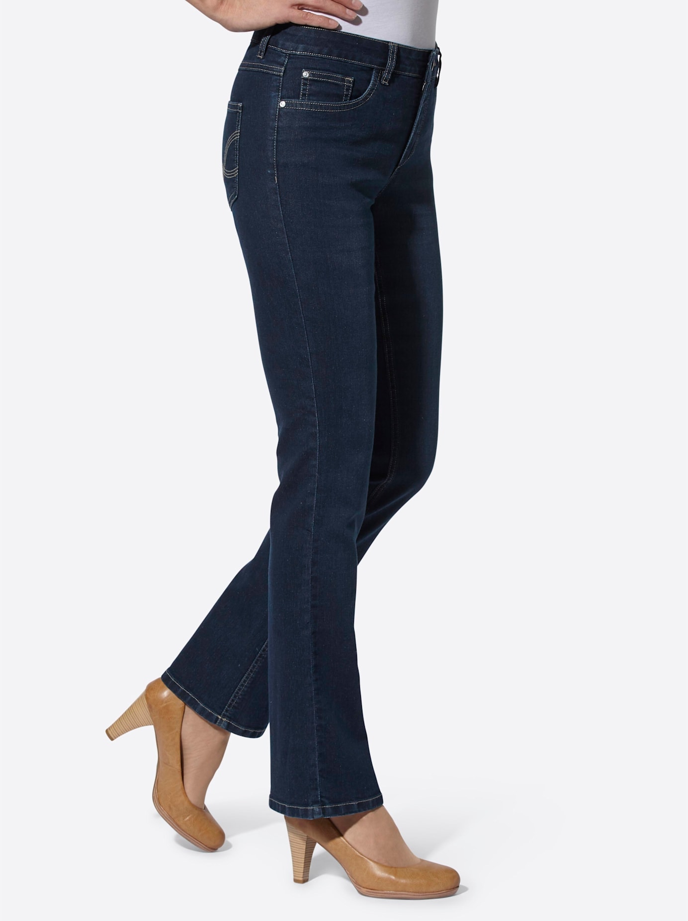 Classic Basics Bootcut-Jeans, (1 tlg.)