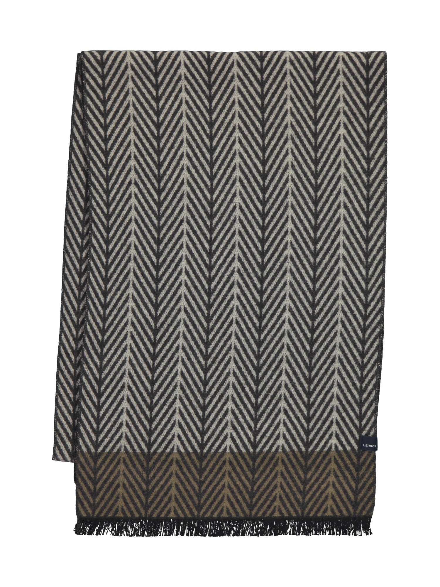 LERROS Wollschal "LERROS Herrenschal mit Fischgrat-Muster" günstig online kaufen