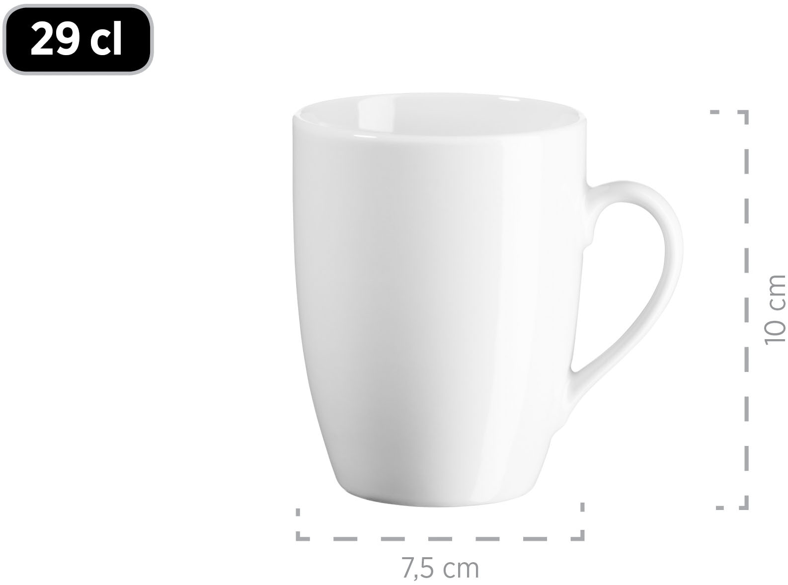 MÄSER Frühstücks-Geschirrset »BARCA, Frühstücksset, Porzellan«