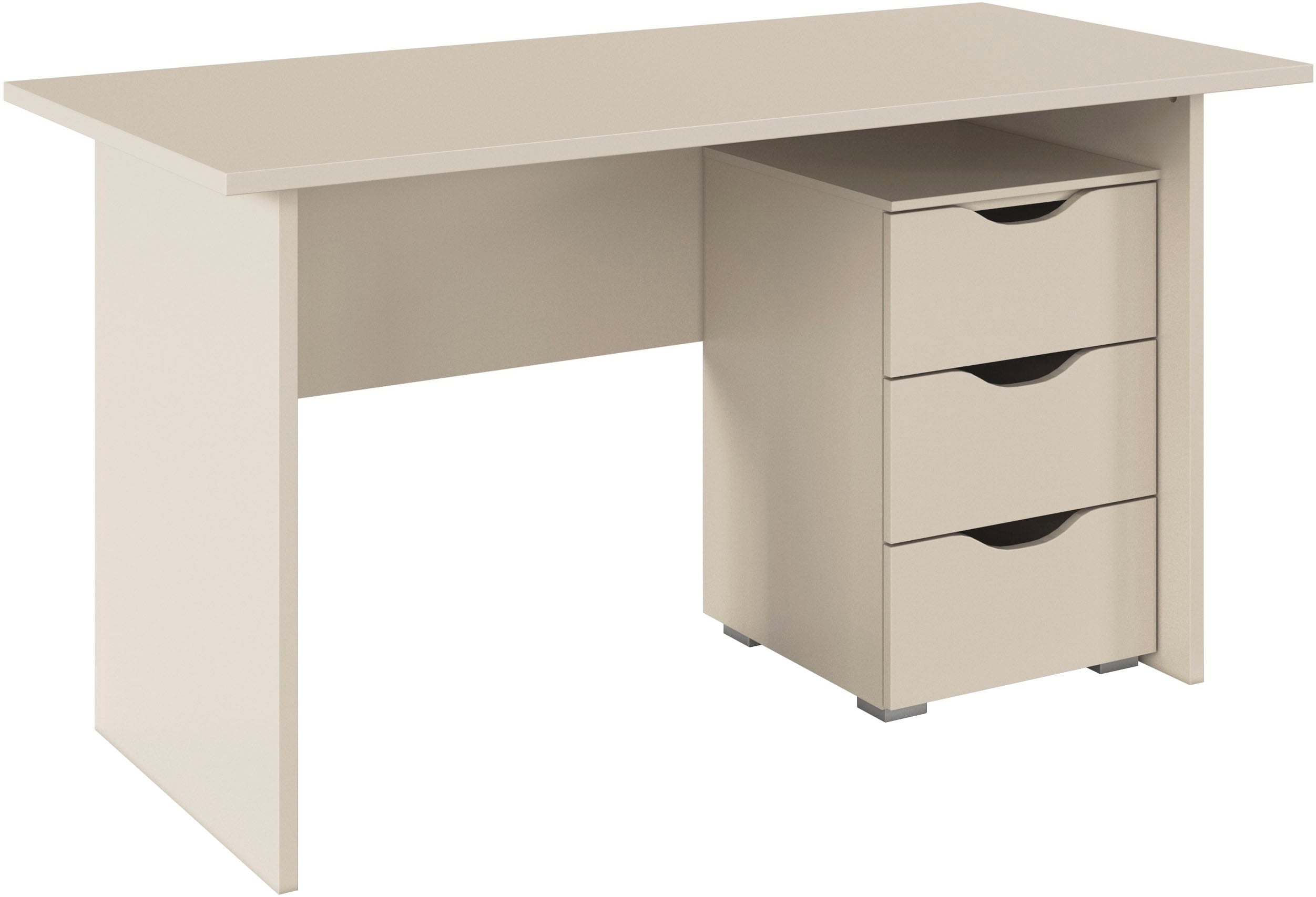 OTTO home Schreibtisch "Computertisch Schreibtisch mit Schubladen Kinderschreibtisch MARLENE" Breite 140 cm, mit 3 geräumigen Schubladen und SOFT-CLOSE-FUNKTION MADE IN GERMANY