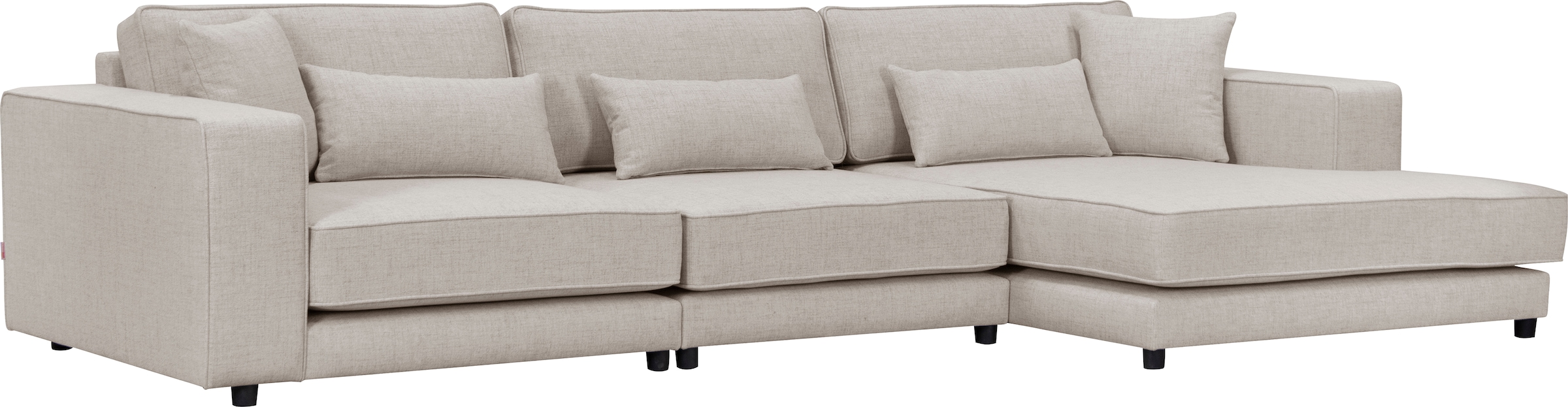 OTTO products Ecksofa "Grenette L-Form", Modulsofa, im Baumwoll-/Leinenmix günstig online kaufen