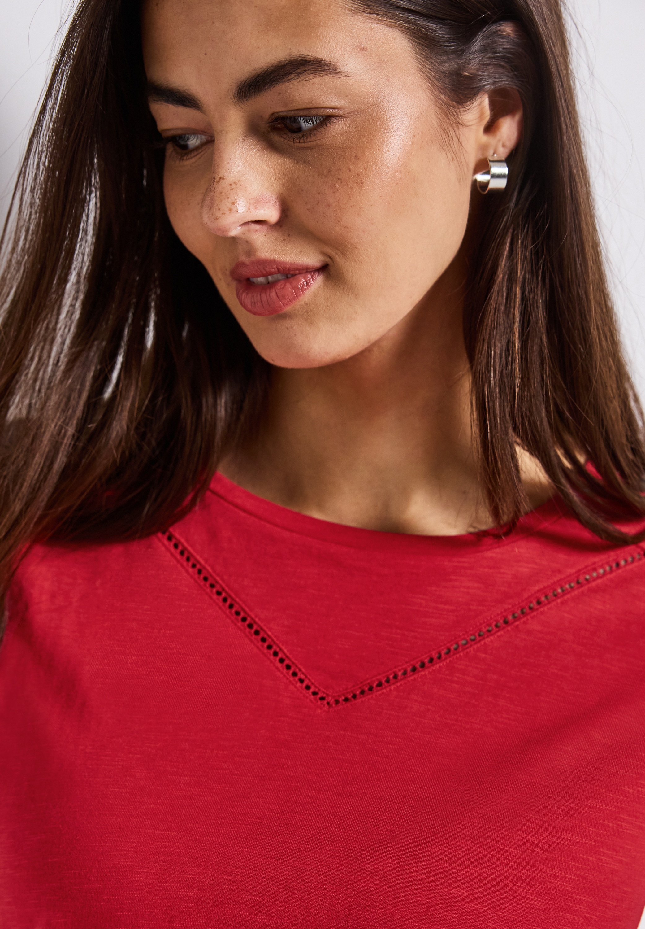 STREET ONE Shirttop, mit Deko-Tape