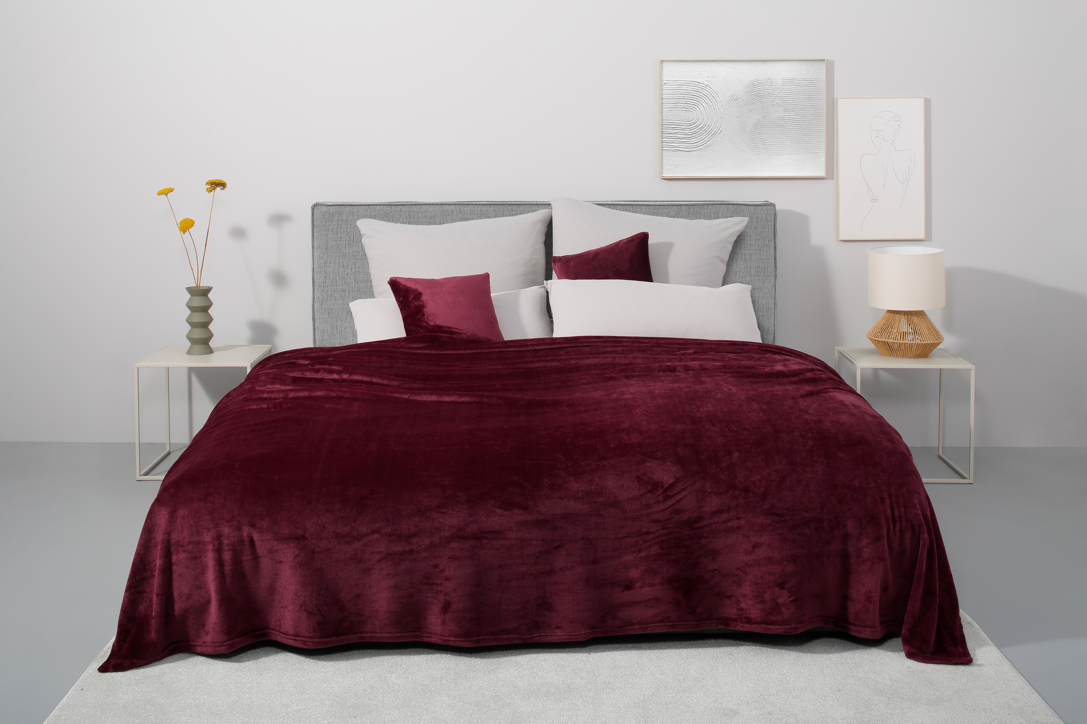 OTTO home Tagesdecke "Desner3" Soft-Touch-Oberfläche, viele Farben erhältlich, Decke ab 140x210 cm
