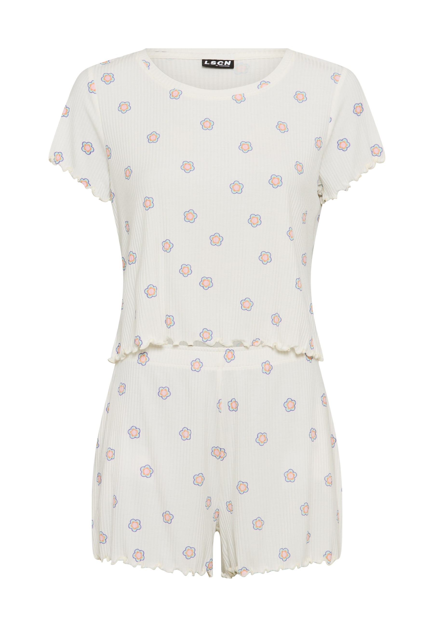 LSCN by LASCANA Shorty Set, 2 tlg. All-over Print