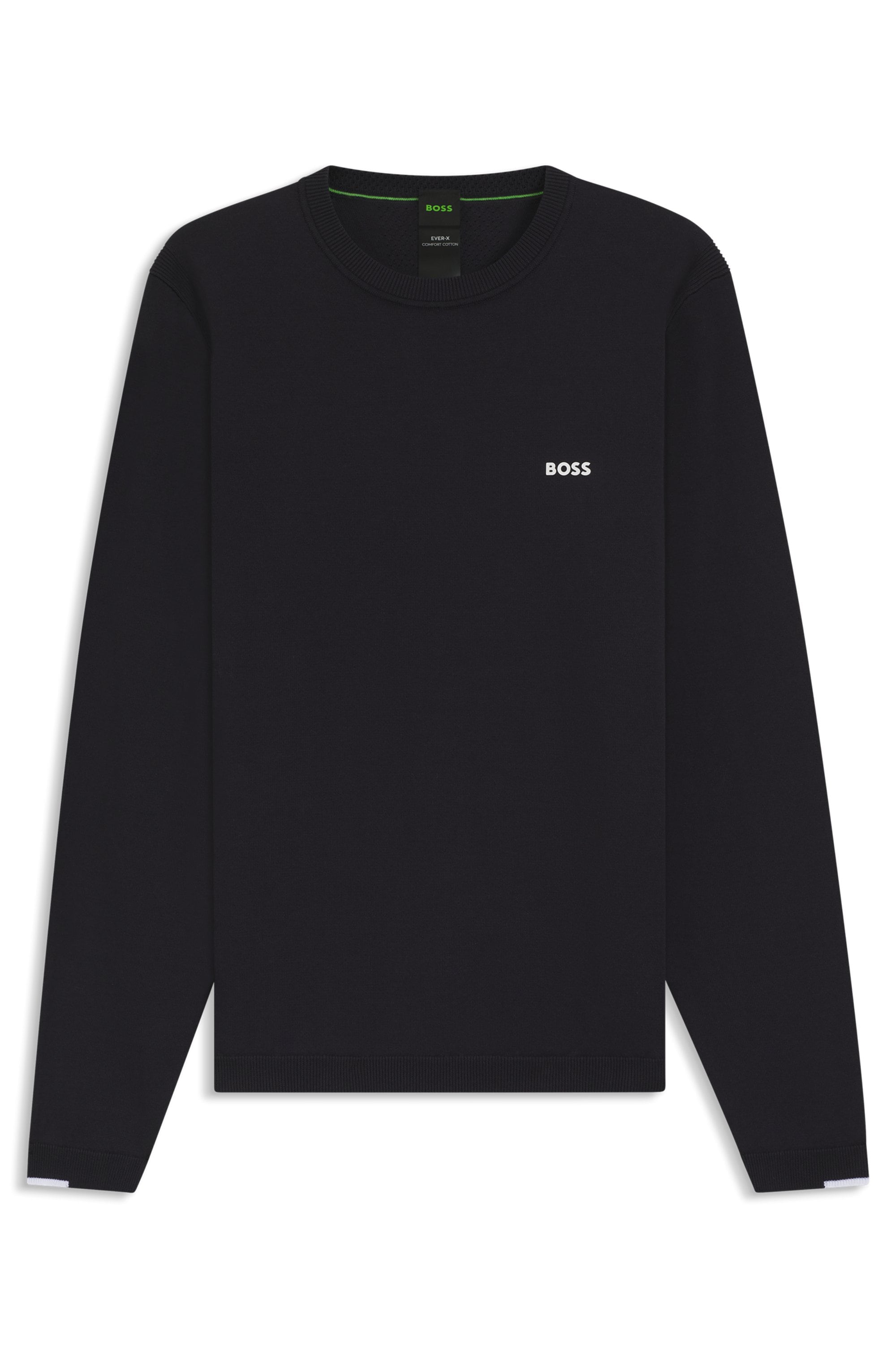 BOSS GREEN Rundhalspullover "K Ever-X CN", mit Logo-Schriftzug günstig online kaufen