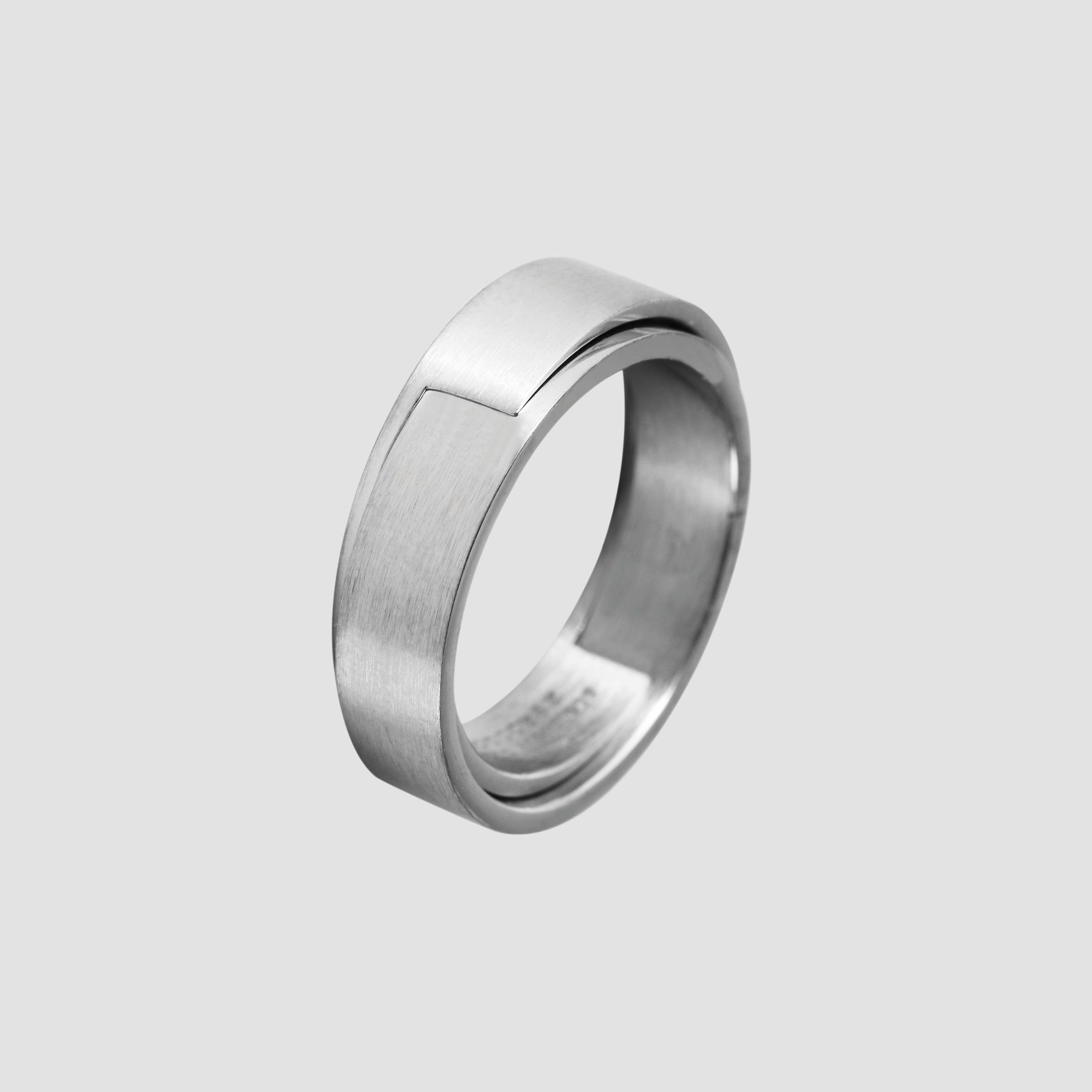 Fingerring ADELIA´S "Herren Ring aus Edelstahl" Gr. 56, silber, Fingerringe, Herren, 56, Edelstahl, Fingerring 6