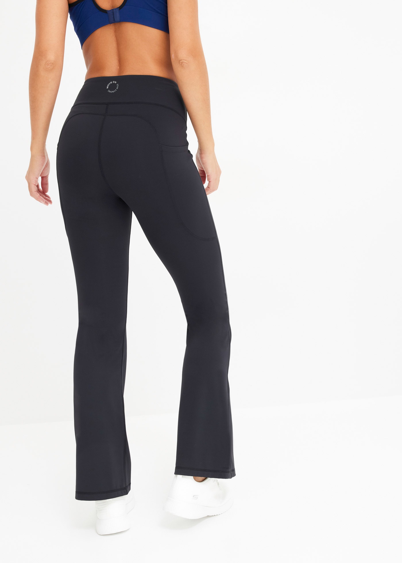 bonprix Funktionsleggings aus weichem Material, mit doppeltem Taillenbund, günstig online kaufen