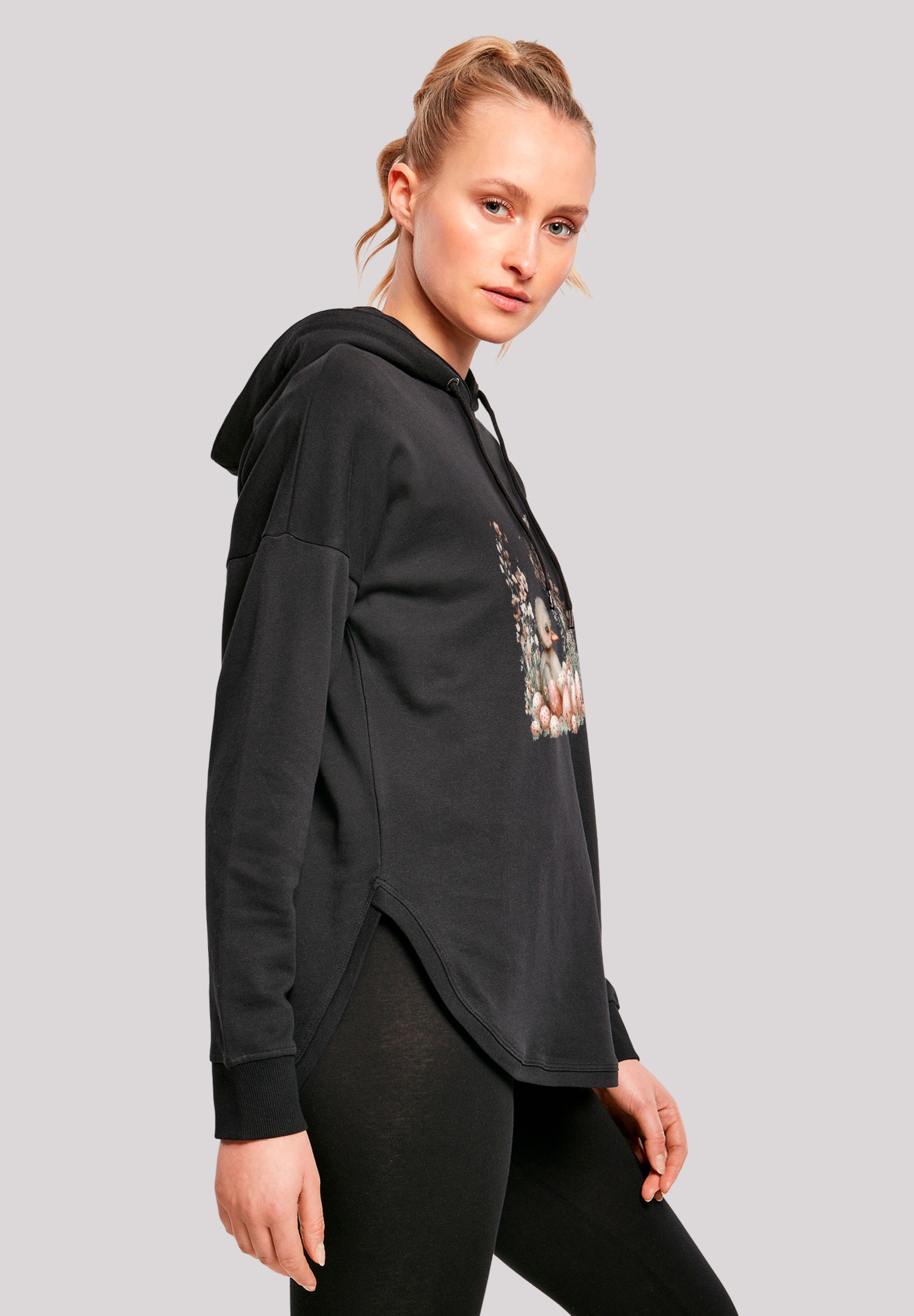 F4NT4STIC Kapuzenpullover »Ente Ostereier Blumen Küken«, Premium Qualität