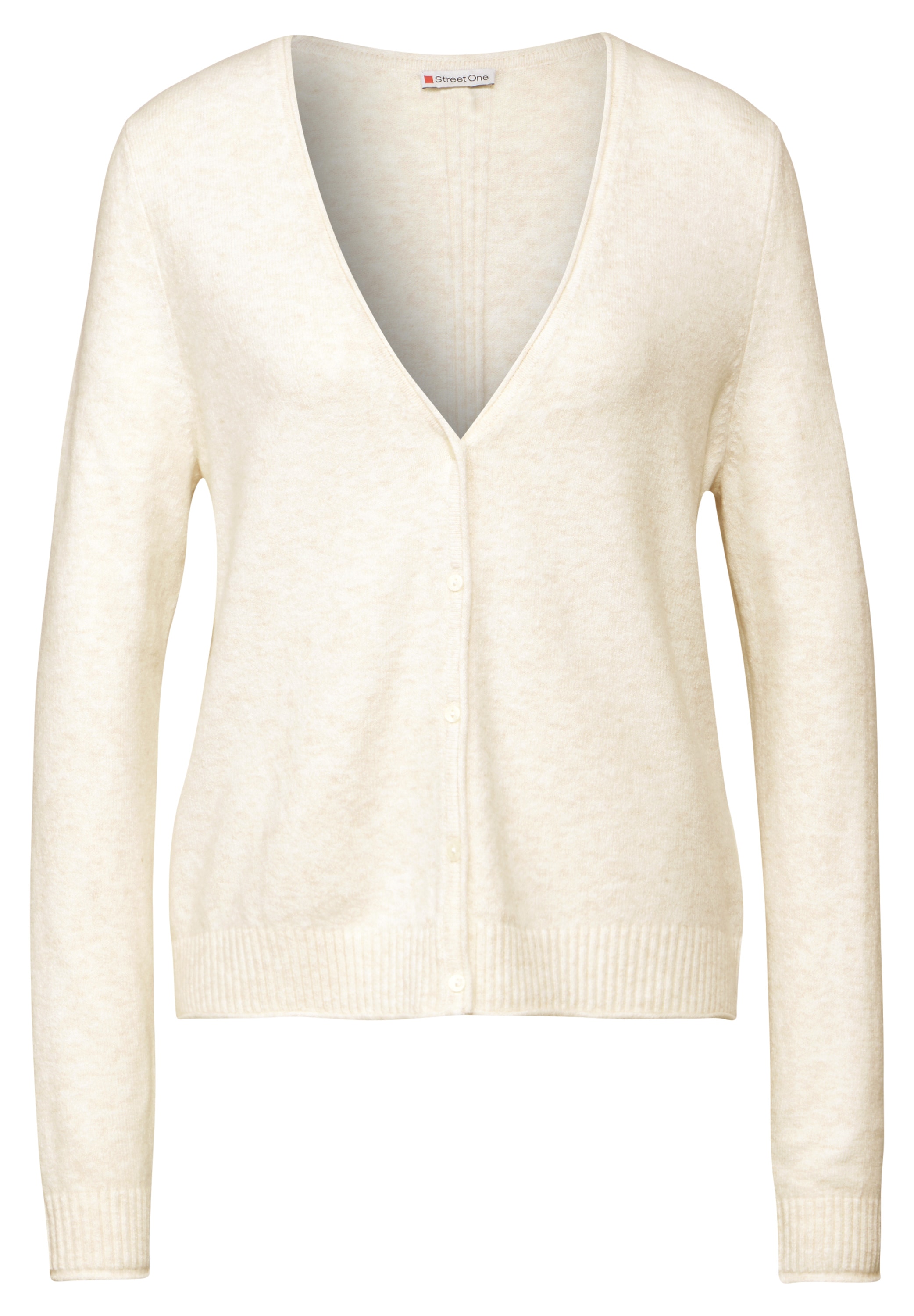 STREET ONE Cardigan, mit V-Ausschnitt