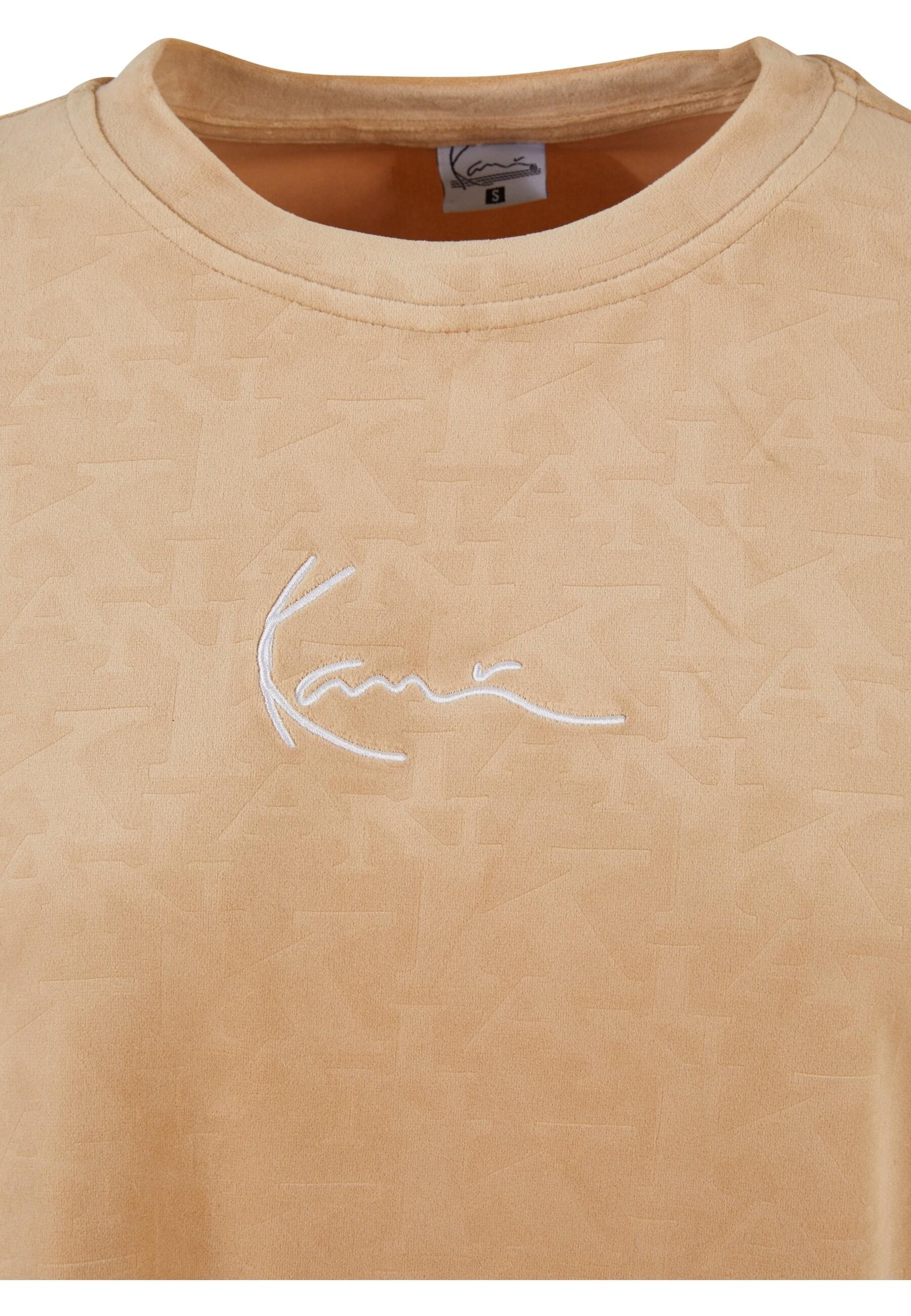 Karl Kani Kurzarmshirt »Karl Kani Damen KW224-027-1KK Small Signature Velvet Logo Tee«, (1 tlg.)
