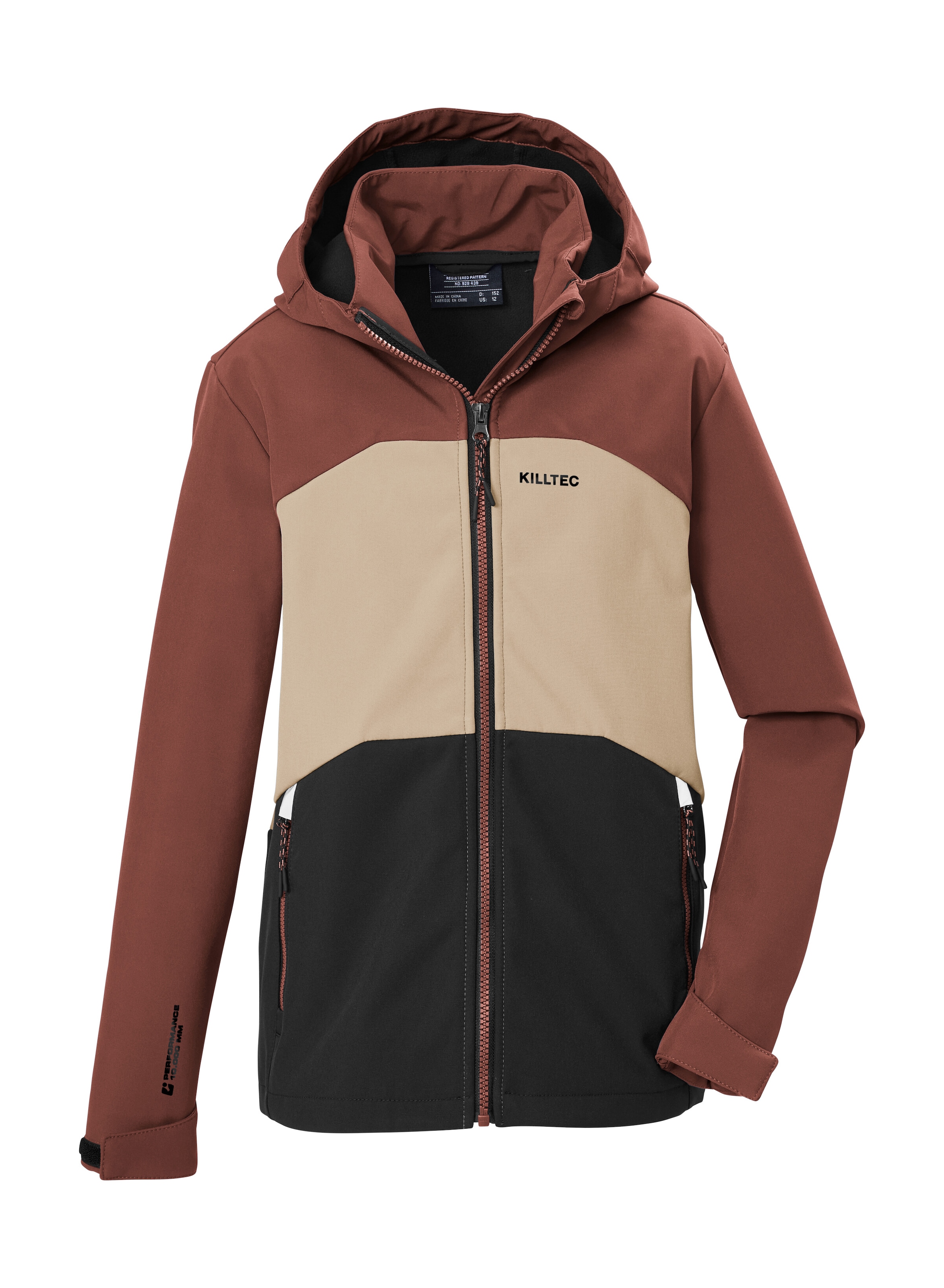 Killtec Softshelljacke "KOW 177 BYS SFTSHLL JCKT" Wind- und wasserabweisende Kinder-Softshelljacke mit Fleece