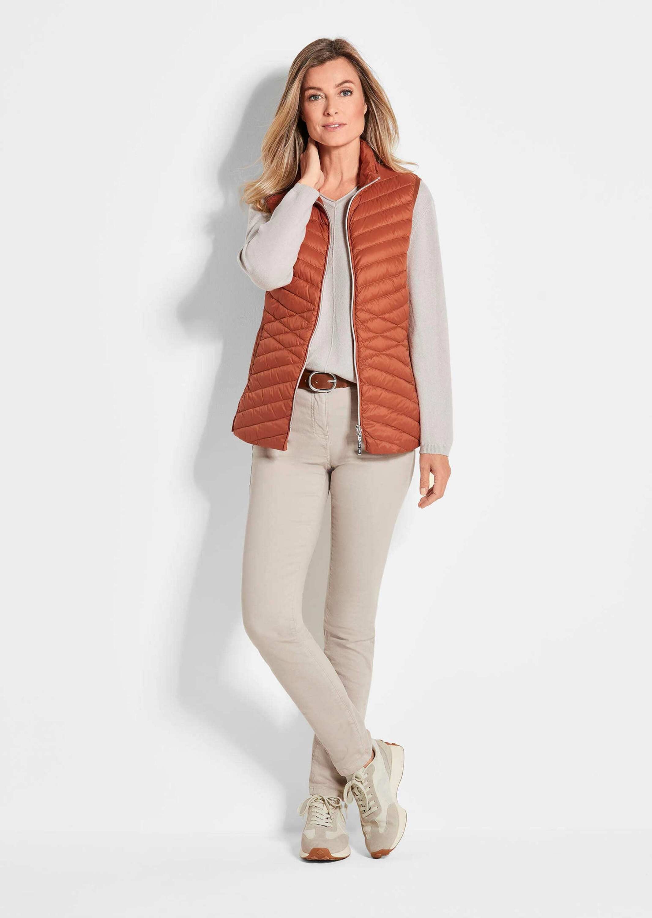 GOLDNER Kurzweste "Taillierte Daunenweste, leicht gefüttert" günstig online kaufen