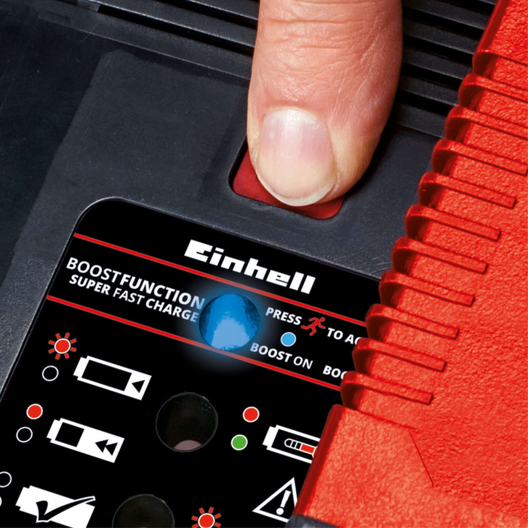 Einhell Akku-Ladestation »18V 4-6Ah & 6A Boostcharger« Packung, 2 Stk. tlg. inkl. Akku