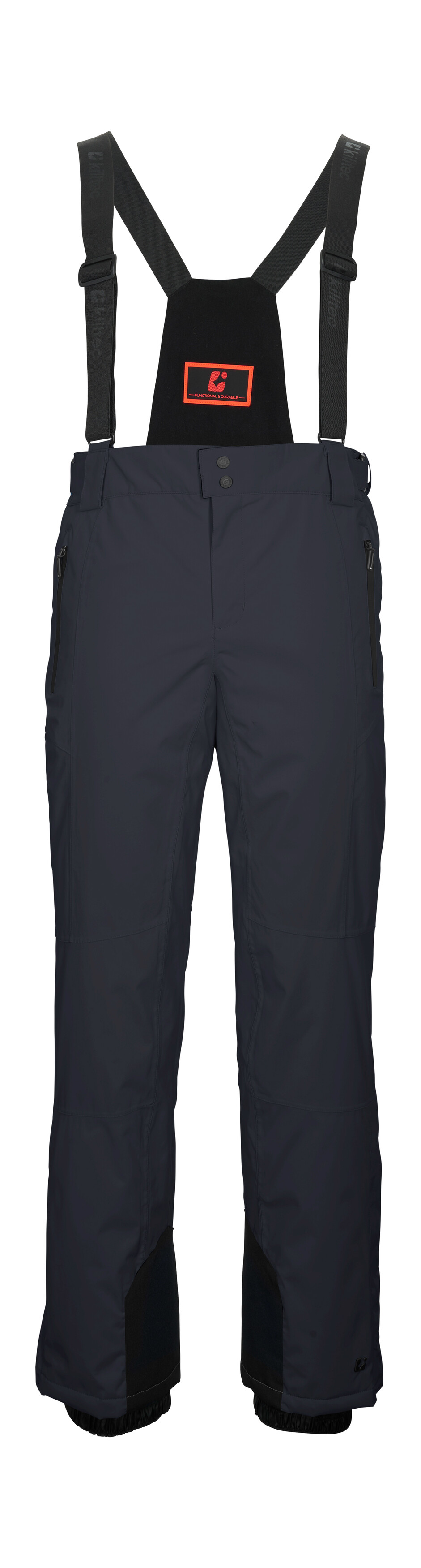 Killtec Skihose "KSW 100 MN SKI PNTS" Wind- und wasserdichte Skihose mit anpassbaren Trägern