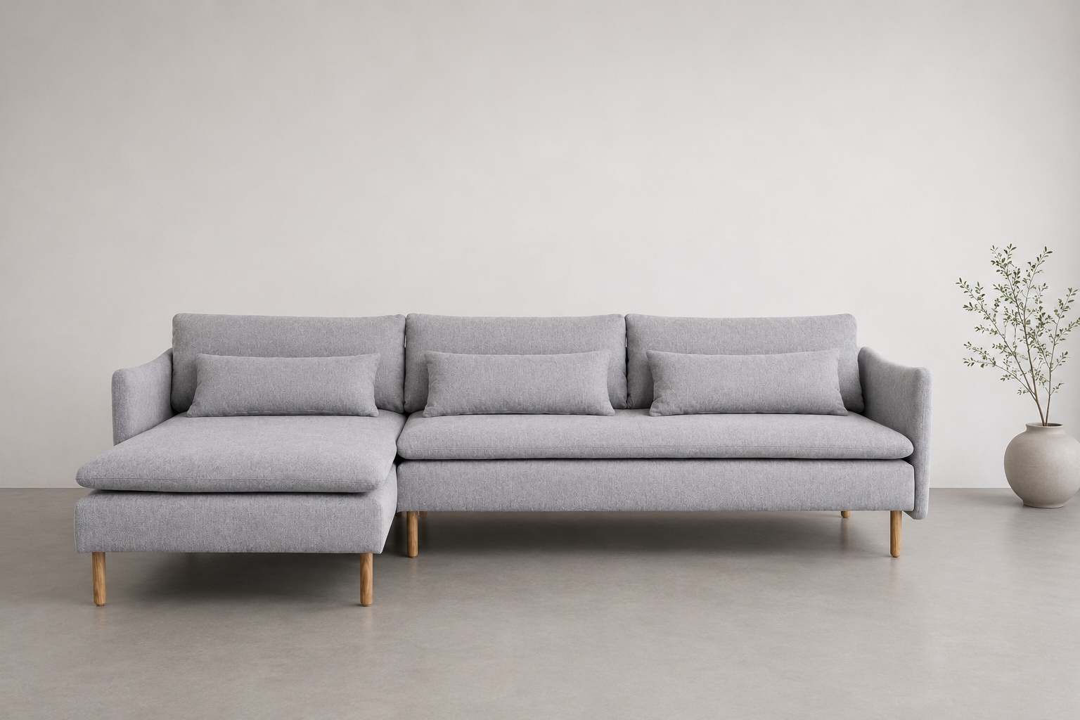 OTTO home Ecksofa "Syllas, Polsterecke, Sofa, hochwertige Verarbeitung" L-Form, mit Taschenfederkern, B: 298 cm, FSC