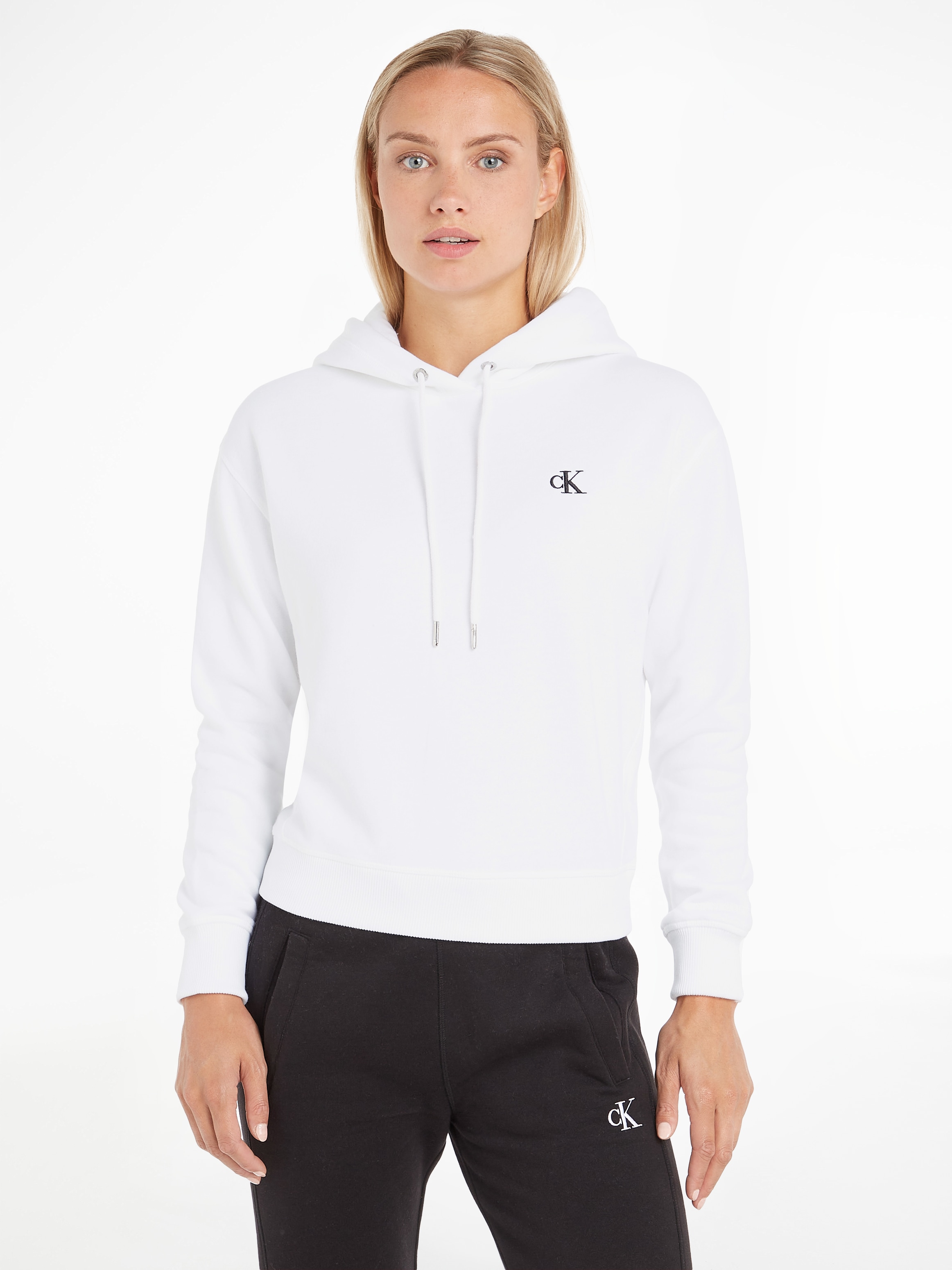 Calvin Klein Jeans Kapuzensweatshirt "CK EMBROIDERY HD", mit CK Monogramm Stickerei