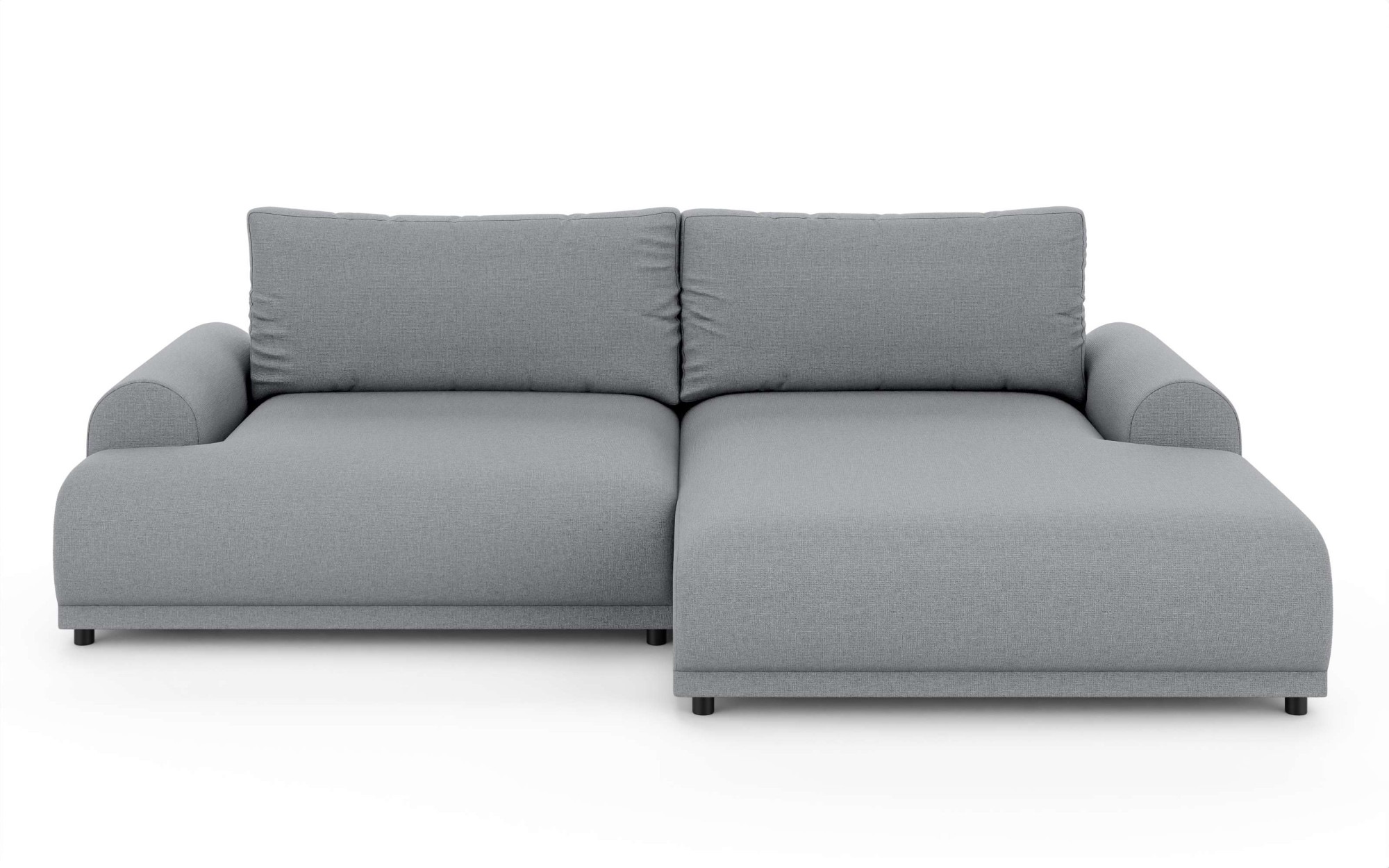 Home affaire Ecksofa »Marsby, mit Bettfunktion und Bettkasten, Maße: B/H/T 242/65/145 cm« L-Form mit Wellenunterfederung, Recamiere links oder rechts bestellbar