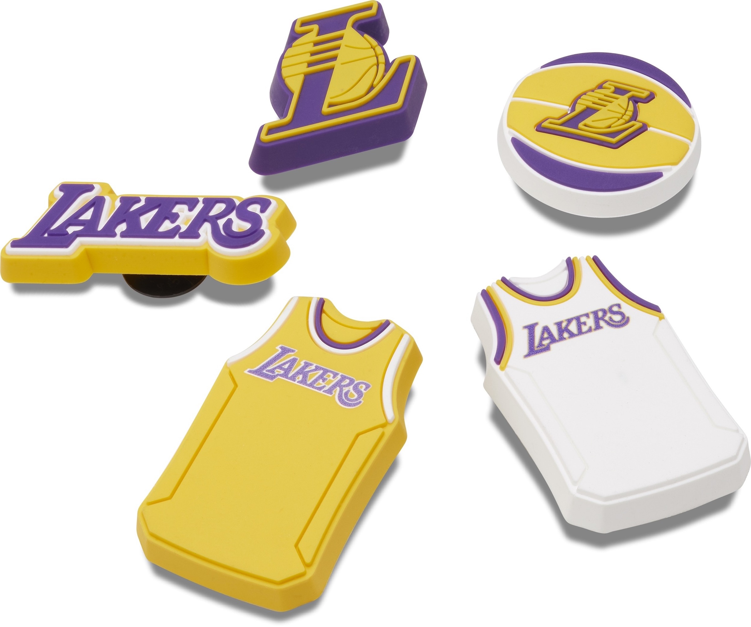 Crocs Schuhanstecker »Jibbitz™ NBA Los Angeles Lakers«, (Set, 5 tlg., Kein  Spielzeug. Nicht für Kinder unter 3 Jahren geeignet), zum Anstecken kaufen  | BAUR