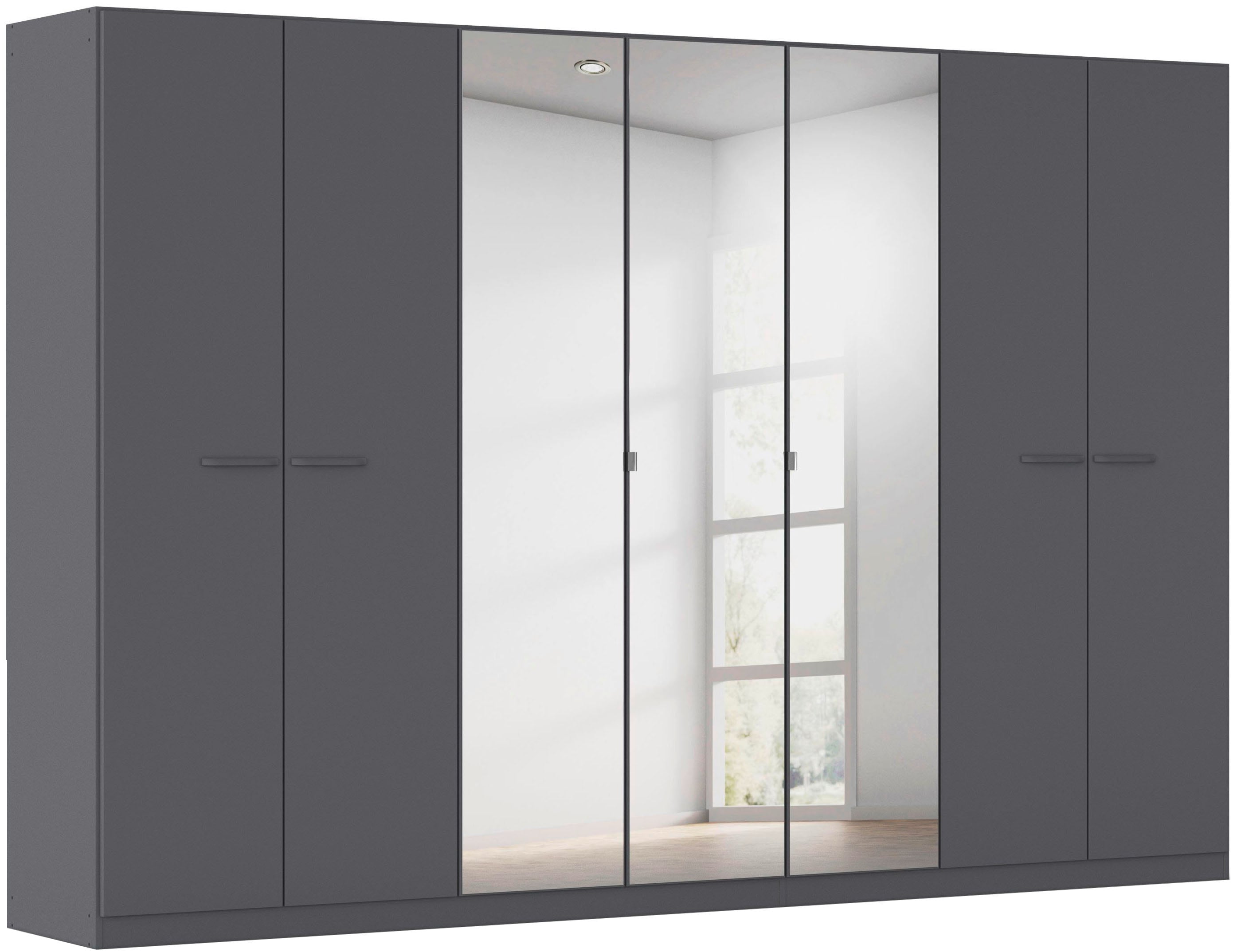 OTTO home Kleiderschrank "Mehrzweckschrank Aktenschrank Möbel Mietswohnung Schlafzimmer OTELI" erhältlich in Breiten 91-360 cm, ab Breite 136cm inkl. Innenschubladen, mit zusätzlichen Einlegeböden, optional mit Spiegel MADE IN GERMANY