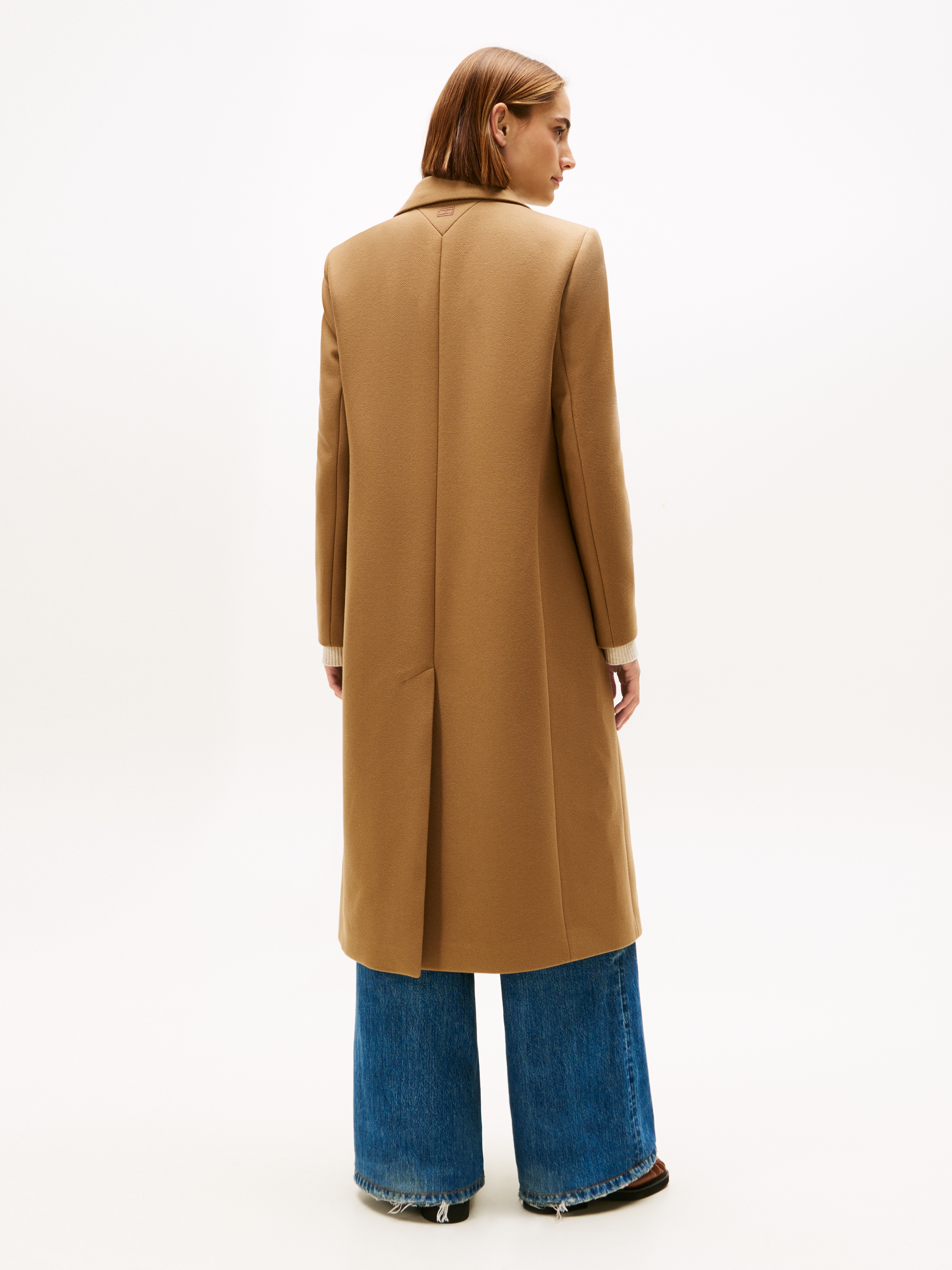 Tommy Hilfiger Langmantel »CLASSIC SB WOOL REG MAXI COAT«, mit Wolle und Kaschmir