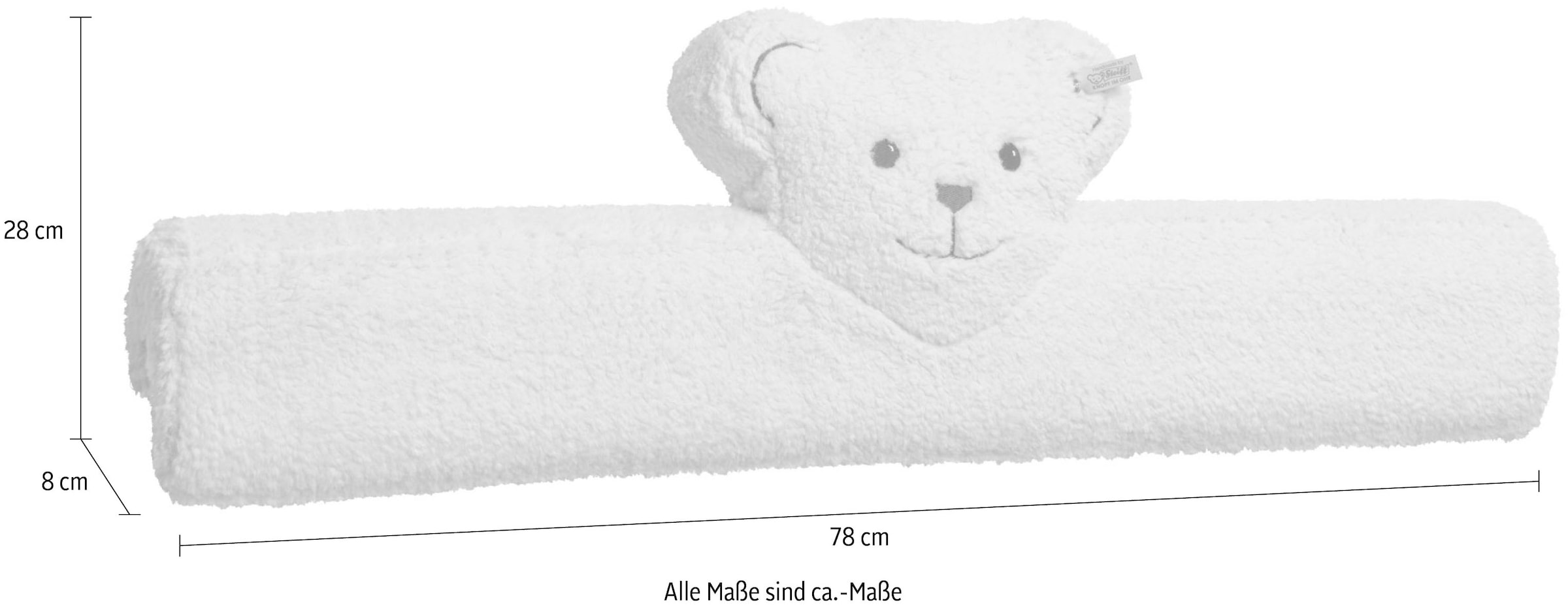 PAIDI Umbauseiten »MILA & BEN Steiff by PAIDI Kopfschutz«, extra weich gepolstert, passt auf jede Wickelkommode, waschbar