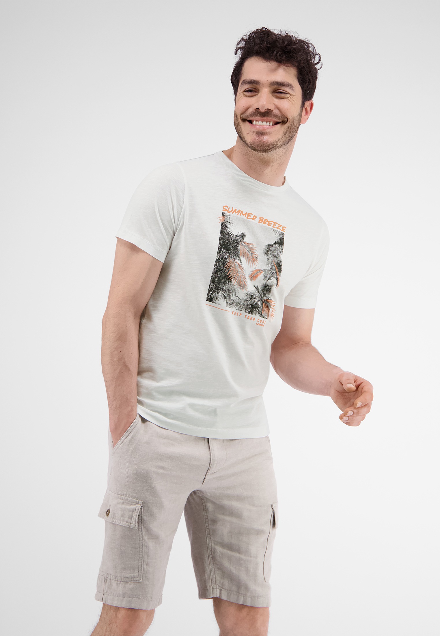 LERROS T-Shirt »LERROS T-Shirt mit Fotoprint«