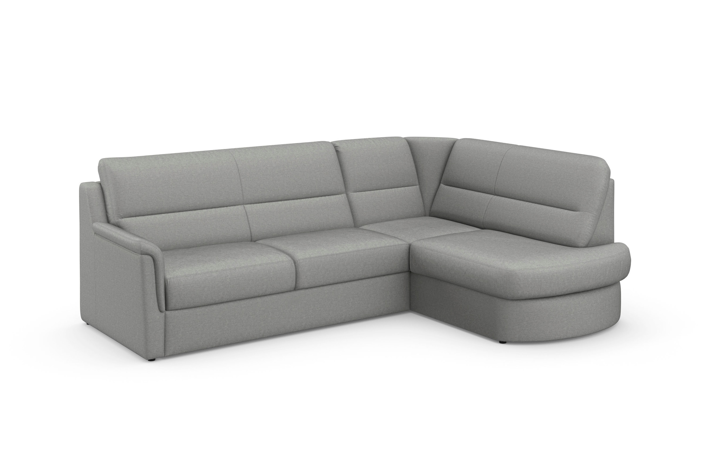 sit&more Ecksofa »Panini L-Form« wahlweise mit Vorziehsitz und Bettkasten
