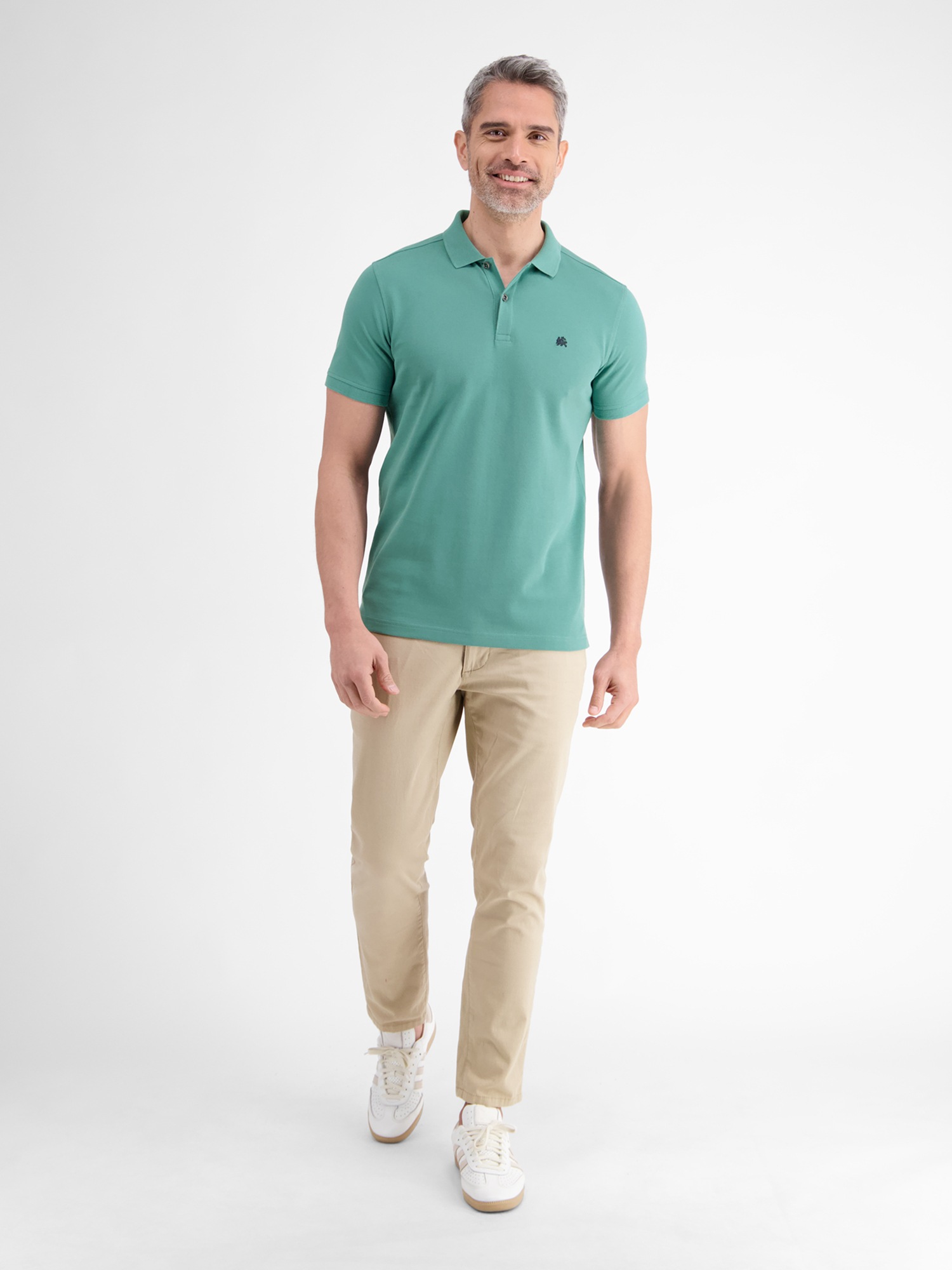 LERROS Poloshirt »LERROS Basic Poloshirt für Herren, unifarben«