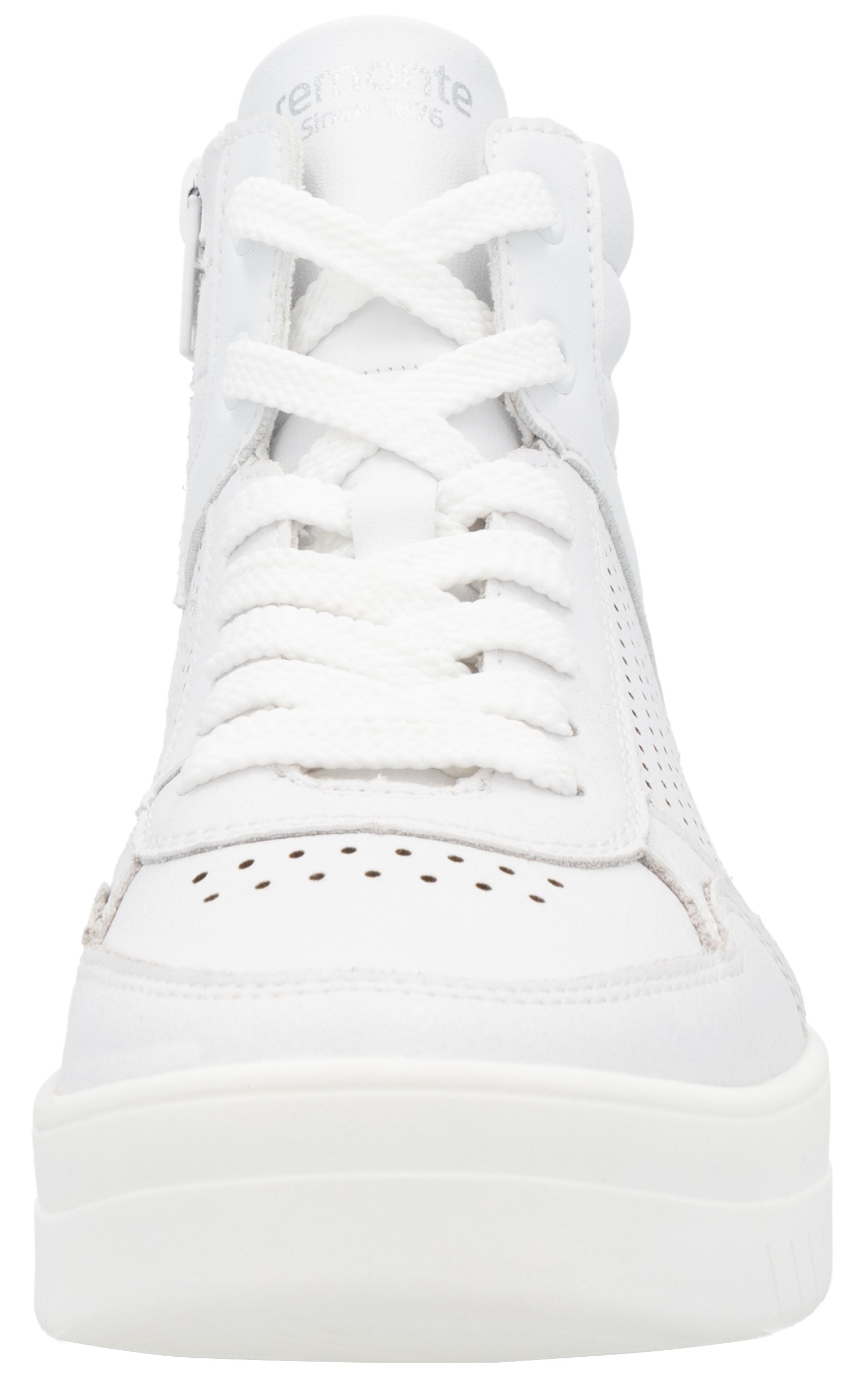 Remonte Plateausneaker, Freizeitschuh, Schnürschuh, High Top-Sneaker mit Kontrastbesatz