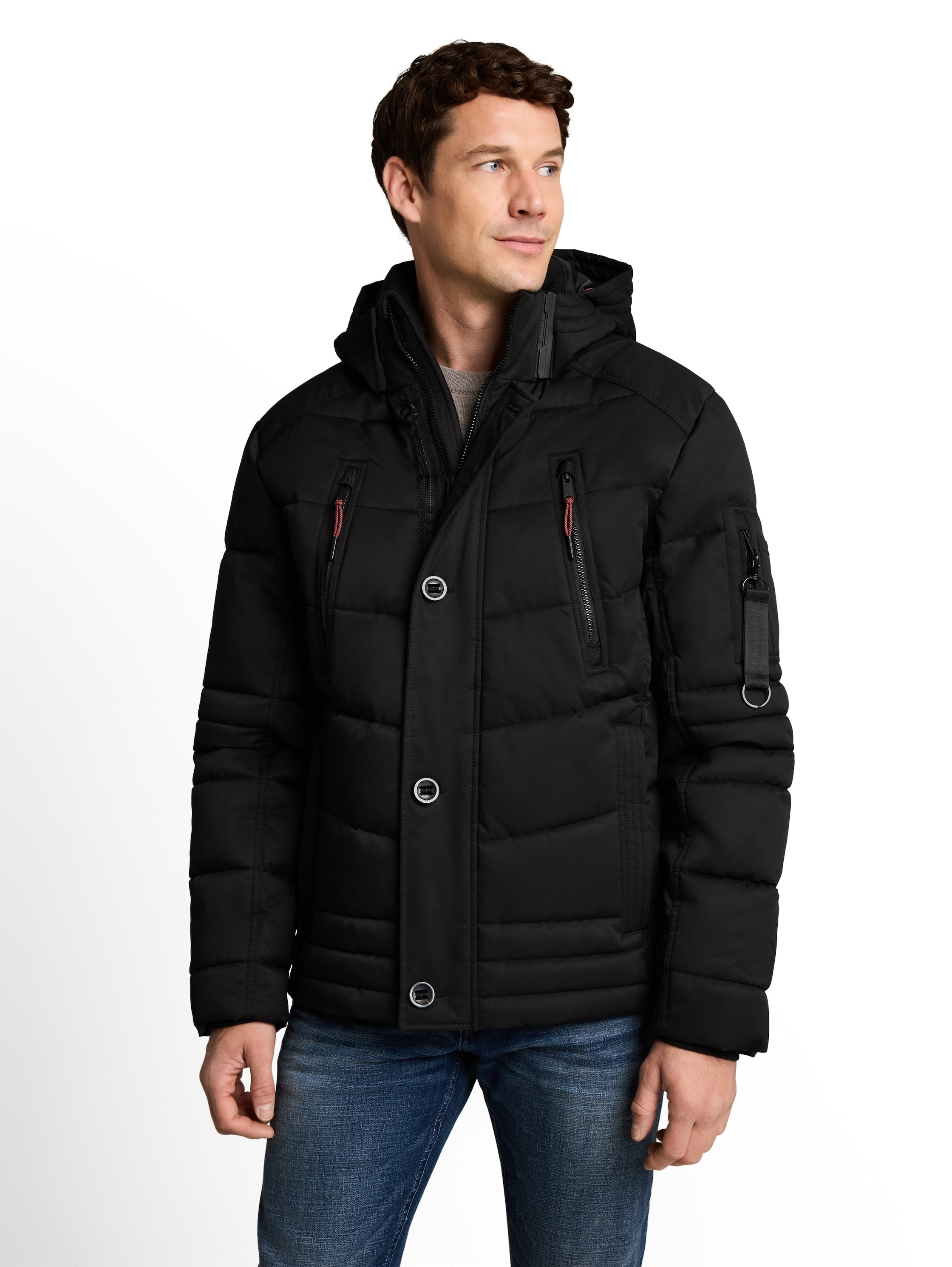 TOM TAILOR Steppjacke mit Kapuze mit Kapuze