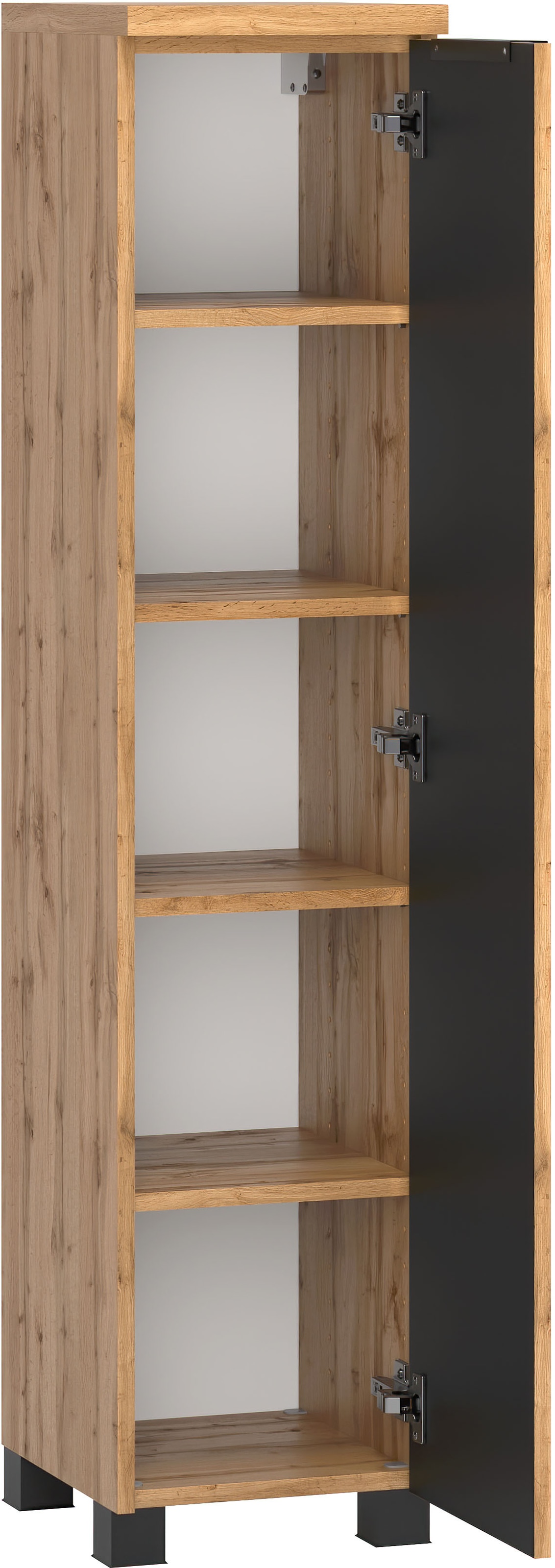 welltime Midischrank, Welltime, Breite 30 cm, reversibel, 1 Tür, gedämpft