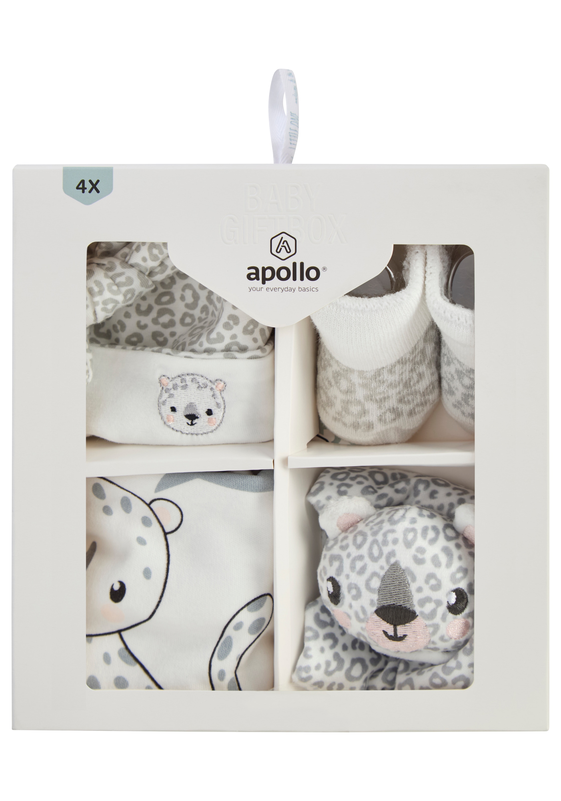 Apollo Neugeborenen-Geschenkset, Süßes, geschlechtsneutales Babyset