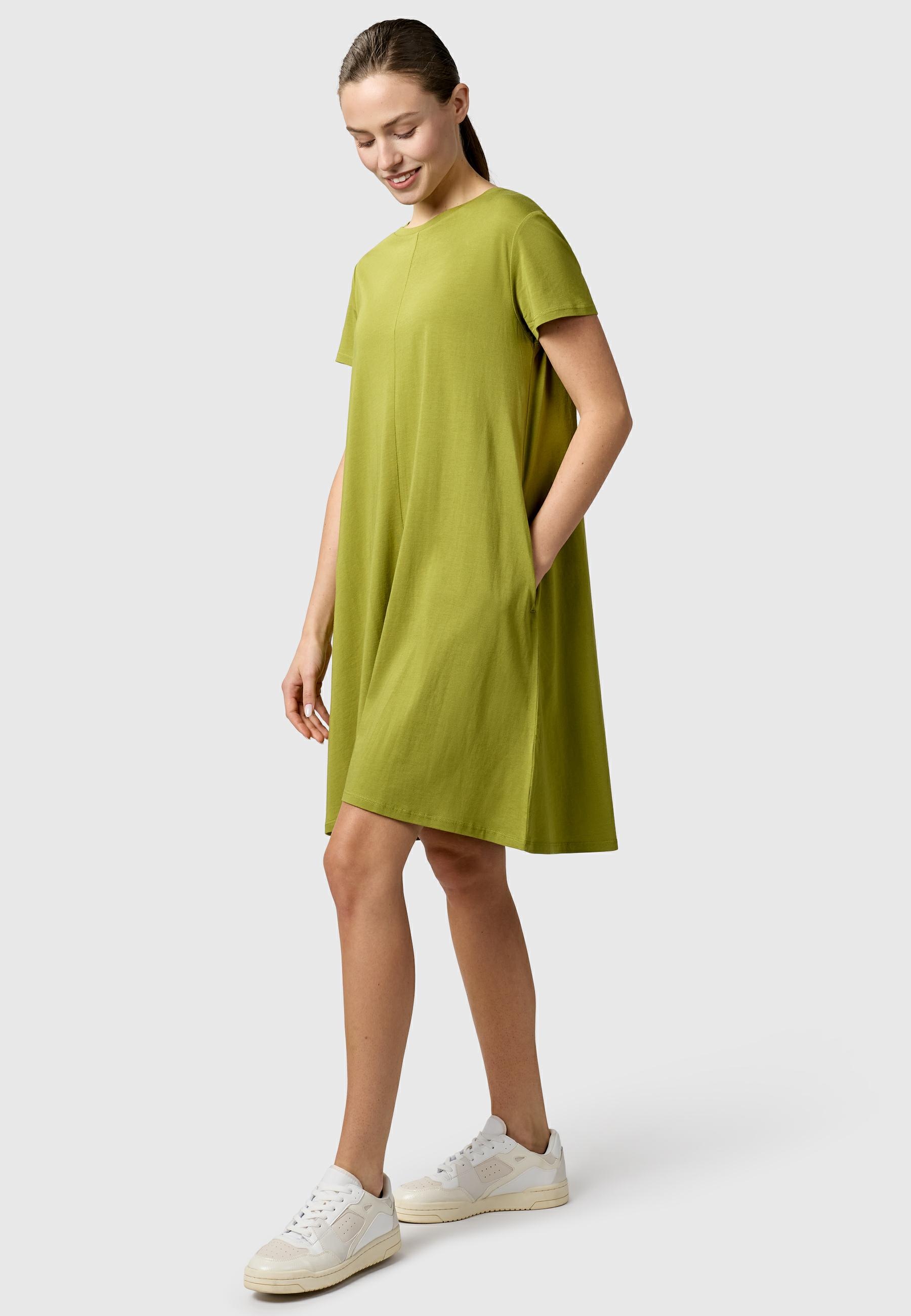 Ragwear Shirtkleid »Chickie« Eingrifftaschen Leichtes Damen Sommerkleid