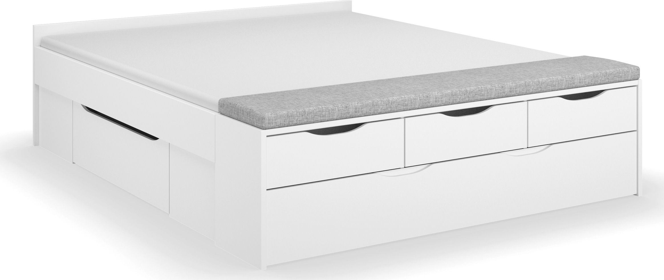 rauch ORANGE Bett »Scala«, inkl. Bettbank mit Polsterauflage und XL-Schubkasten mit einer Tiefe von 56 cm sowie weiteren Schubkästen