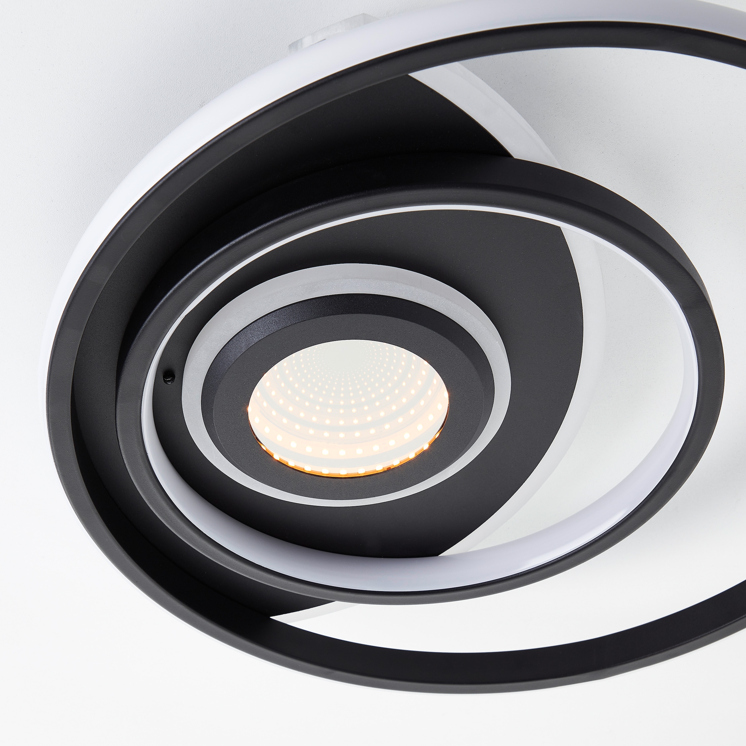 Brilliant LED Deckenleuchte »Opame«, Ø 41 cm, 4400 lm, dimmbar, 3000-6500 K, Fernbedienung, Metall, schwarz