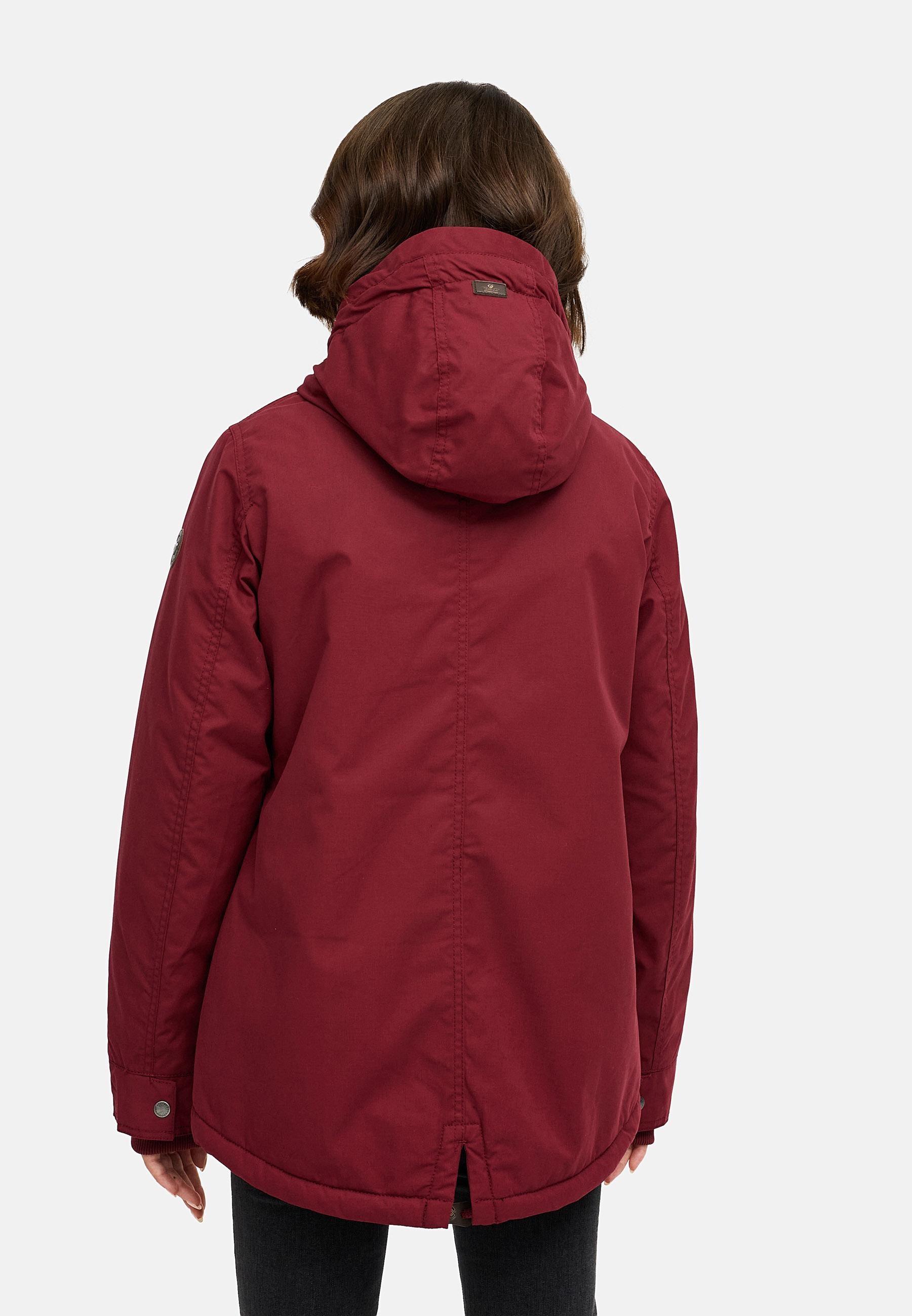 Ragwear Winterjacke »Parkker Warm YOUMODO«, mit Kapuze, Winter Parka mit kuscheligem Teddy-Innenfutter