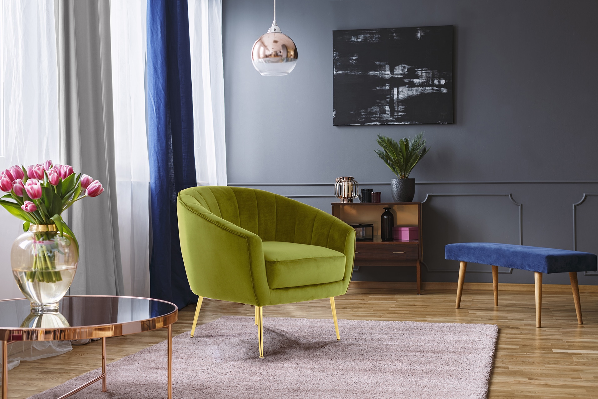 Kayoom Cocktailsessel »Doreen«, Angesagtes 1-Sitzer-Sofa, Mini Sofa auch passend für kleine Räume