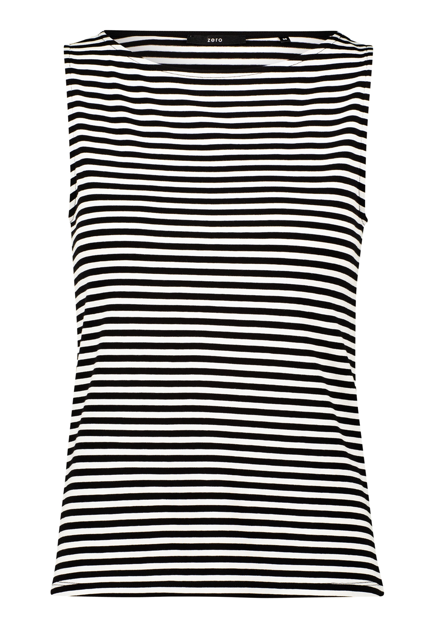 Zero Tanktop »zero Streifentop mit U-Bootausschnitt«, Plain/ohne Details