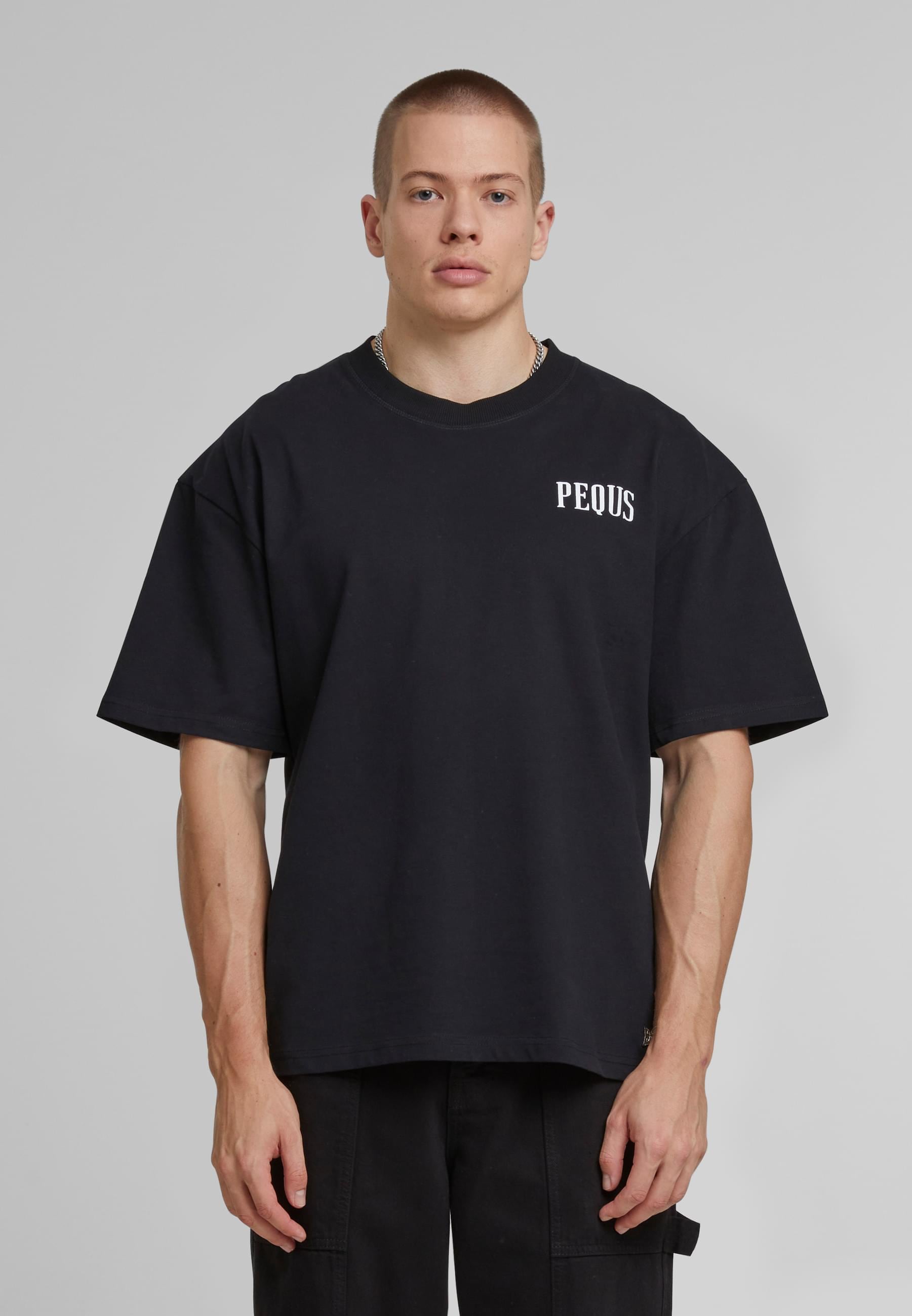 PEQUS T-Shirt »PEQUS PEQUS Back Logo T-Shirt«, (1 tlg.)