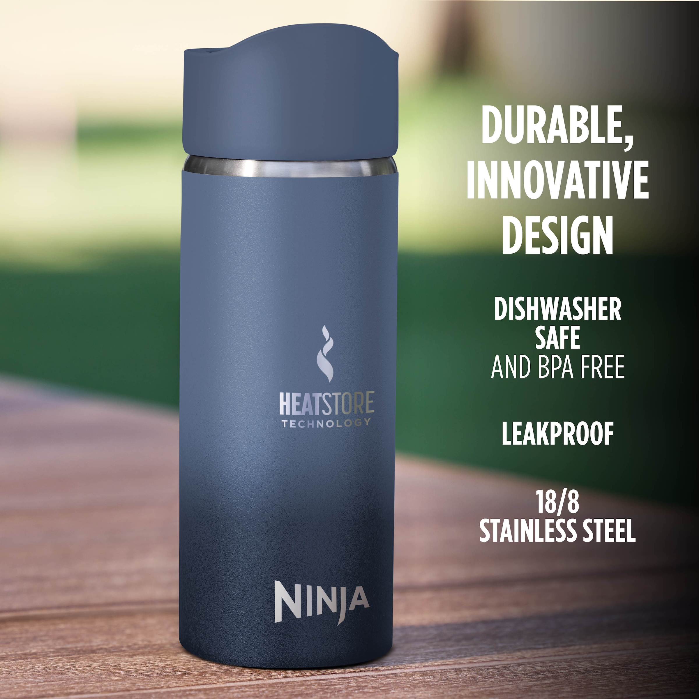 NINJA Isolierflasche »Ninja Sip Perfect Reisebecher - 300 ml DW1203EUU / 400 ml DW1603EUU«, Kontrollierte Wärme für den perfekten Schluck, jedes Mal