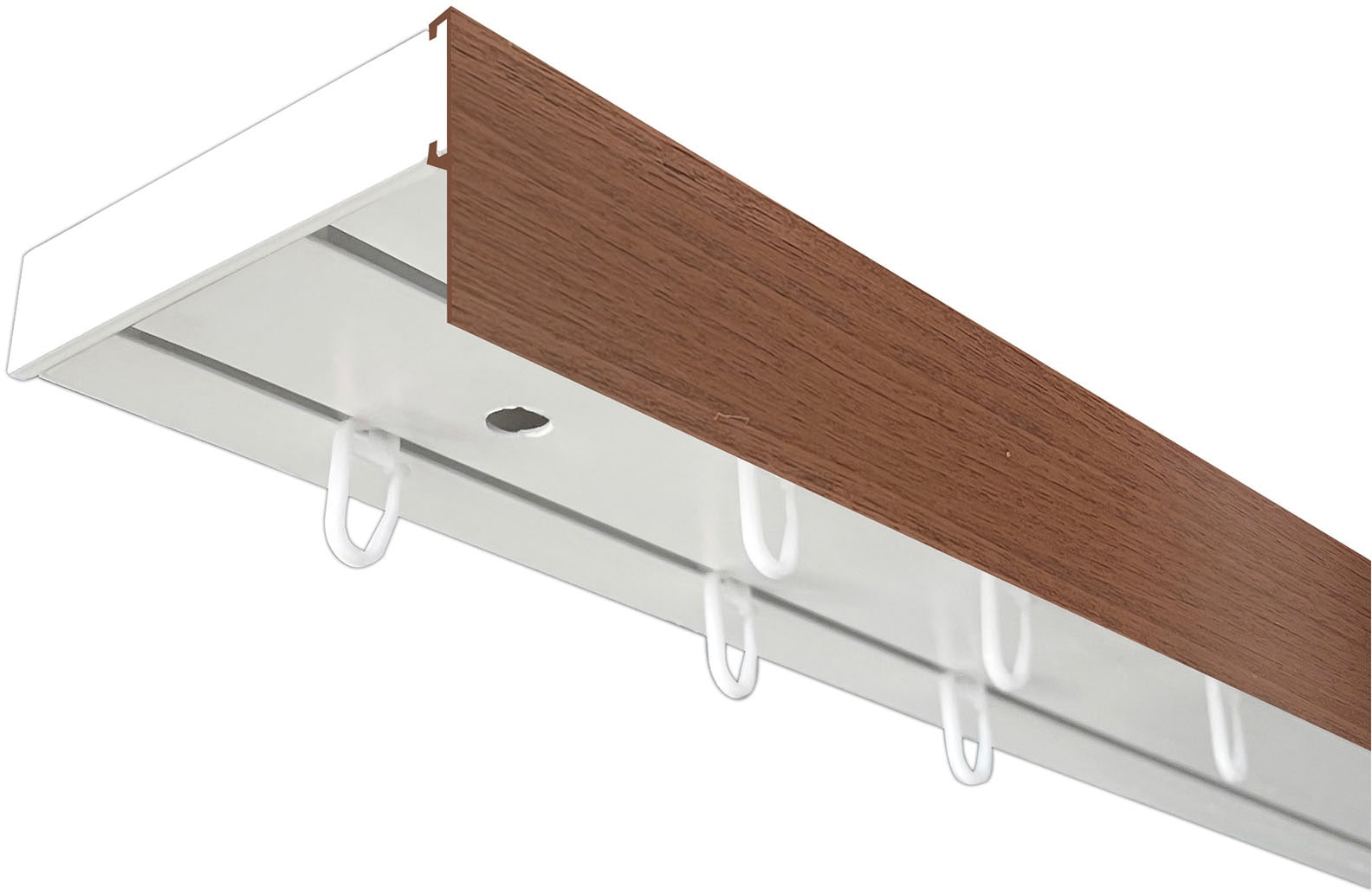 SN DECO GROUP "Vorhangschiene SH (1) mit Blende 5 cm" 2 läufig-läufig Fixmaß